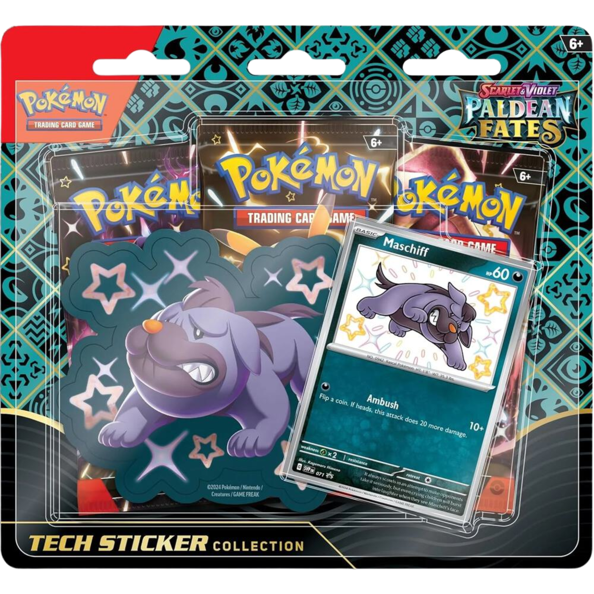 Paldean Fates Tech Sticker Collection - Random Artwork ( Scarlet & Violet ) Pokemon TCG