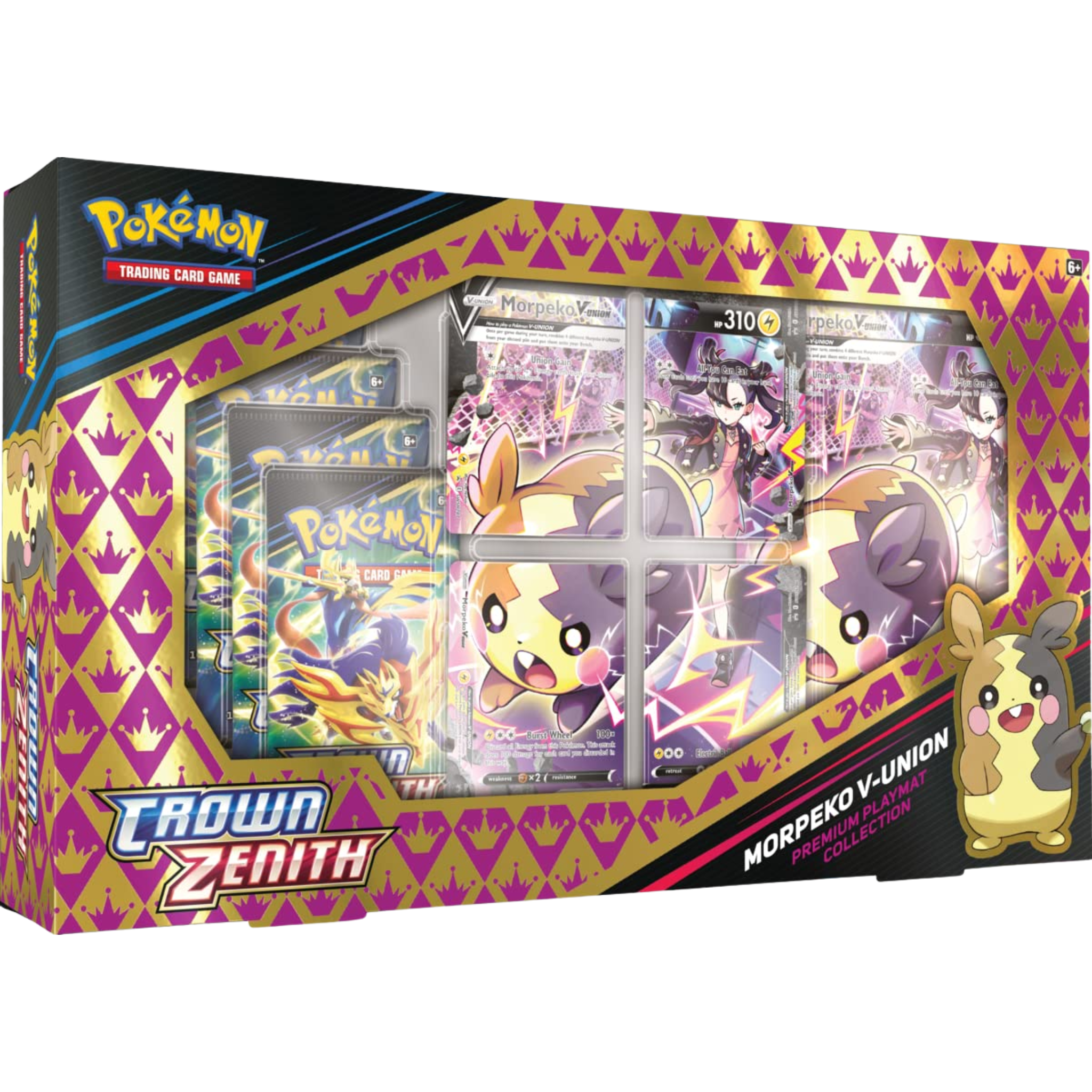 Morpeko V-Union Playmat Premium Collection ( Sword & Shield ) Pokemon TCG