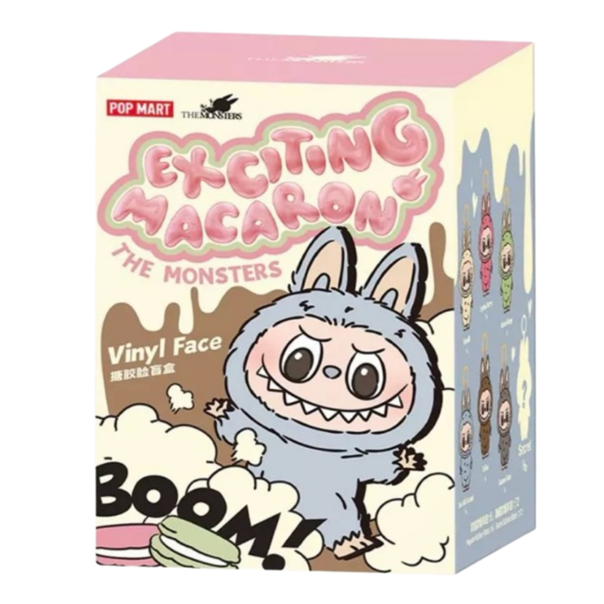 The Monsters Exciting Macaron Vinyl Face ( Labubu Blind Box ) Pop Mart