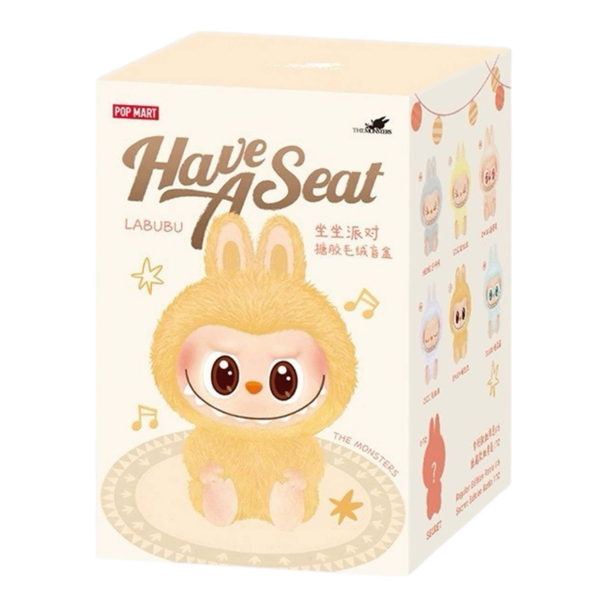 The Monsters Have A Seat Vinyl Face ( Labubu Blind Box ) Pop Mart