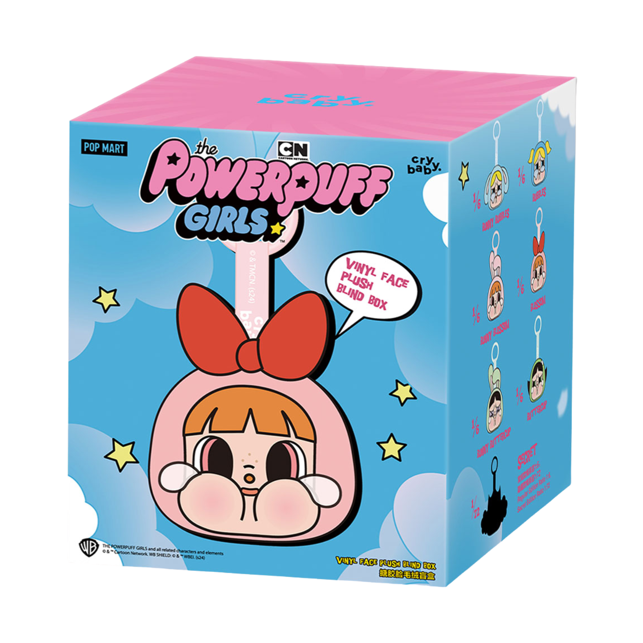 Crybaby Powerpuff Girls Series Plush ( Blind Box ) Pop Mart