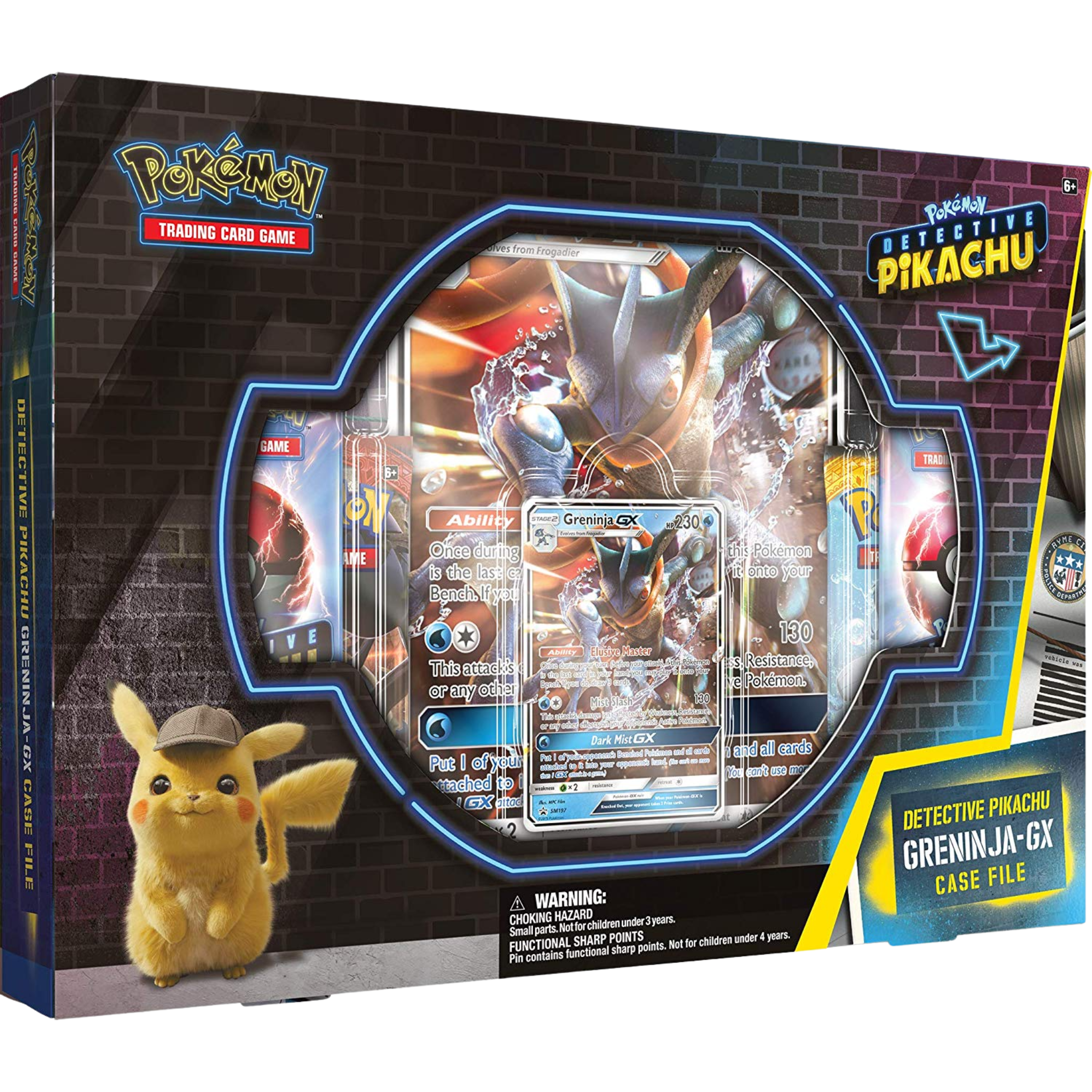 Greninja GX Case File ( Detective Pikachu ) Pokemon TCG