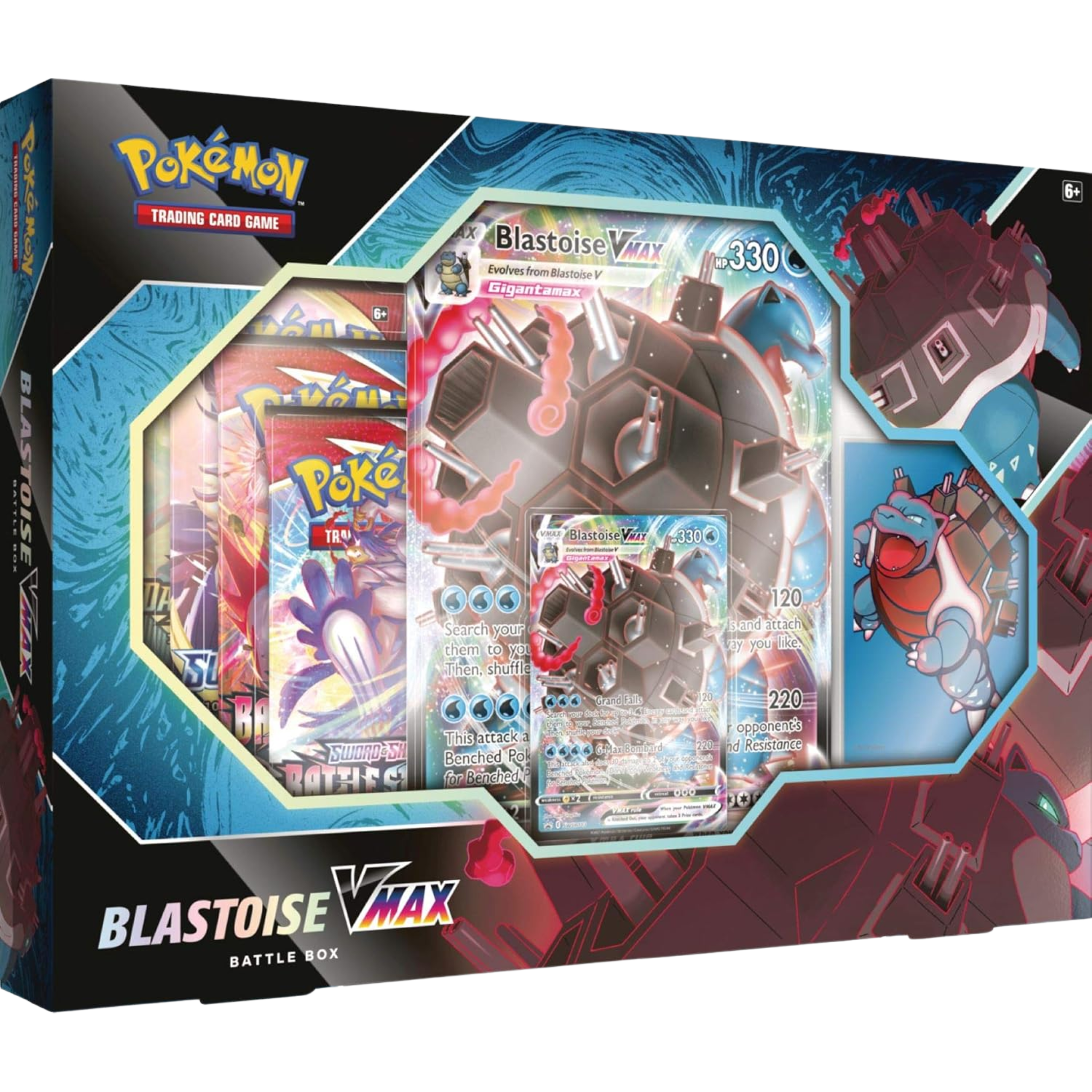 Blastoise Vmax Battle Box ( Sword & Shield ) Pokemon TCG