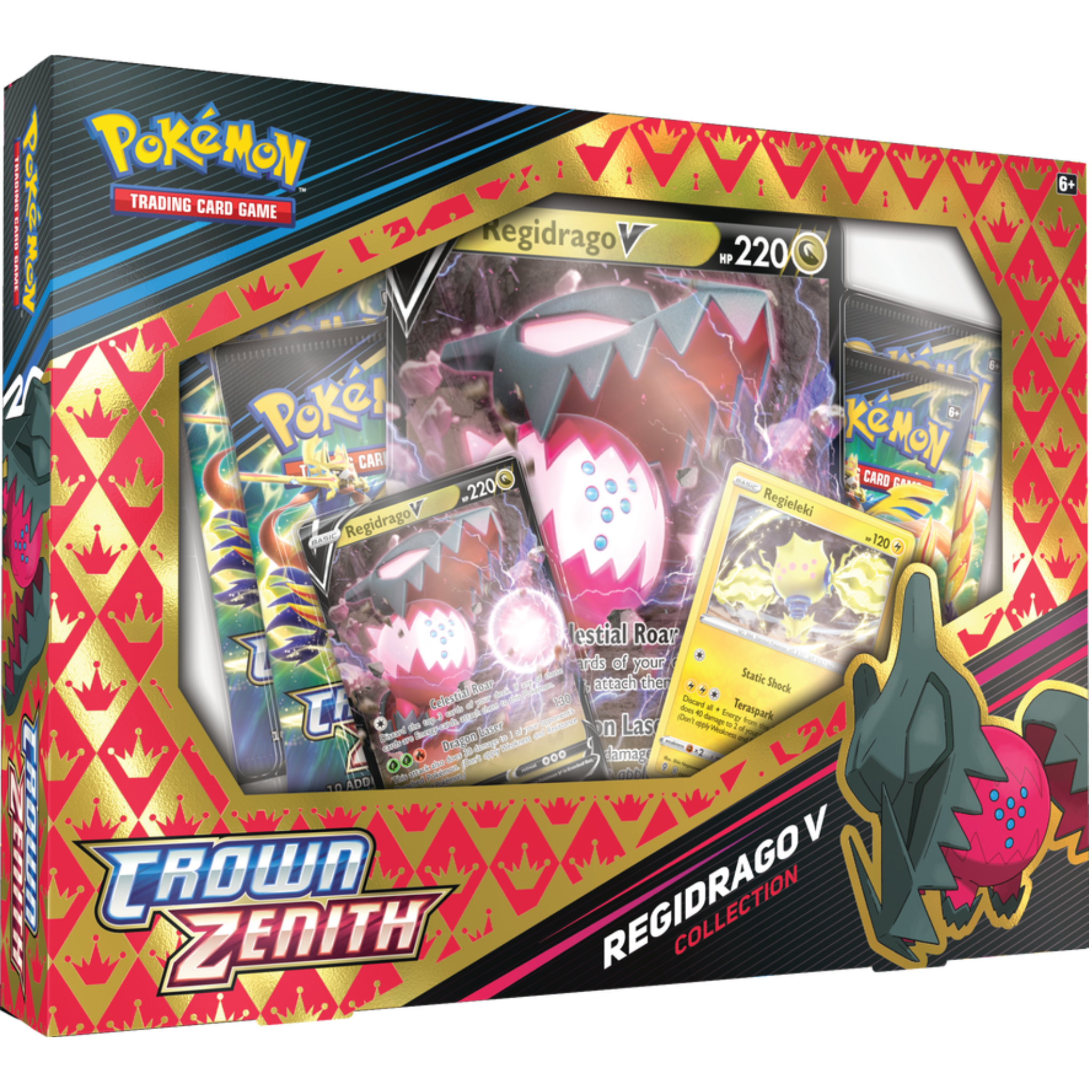 Crown Zenith Collection - Regidrago V ( Sword & Shield ) Pokemon TCG