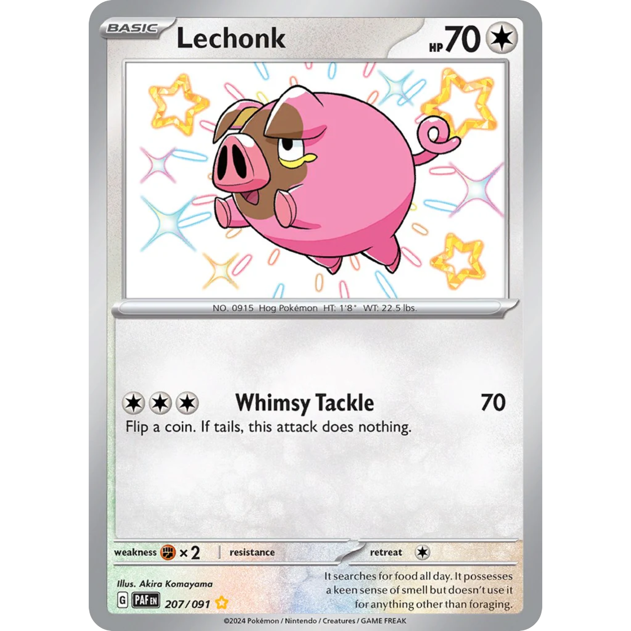 Lechonk (207/091) [Scarlet & Violet: Paldean Fates]