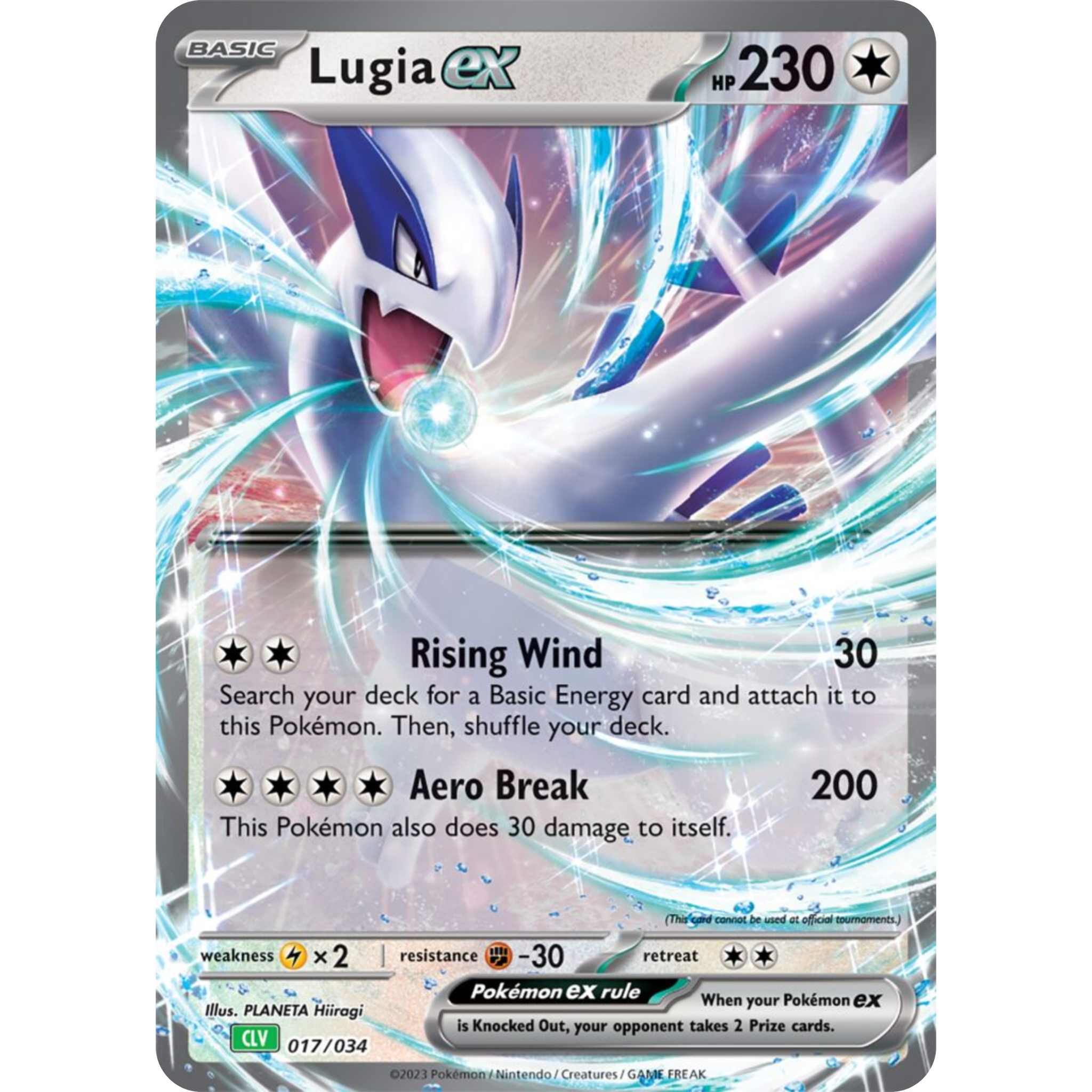 Lugia ex (017/034) [Trading Card Game Classic]