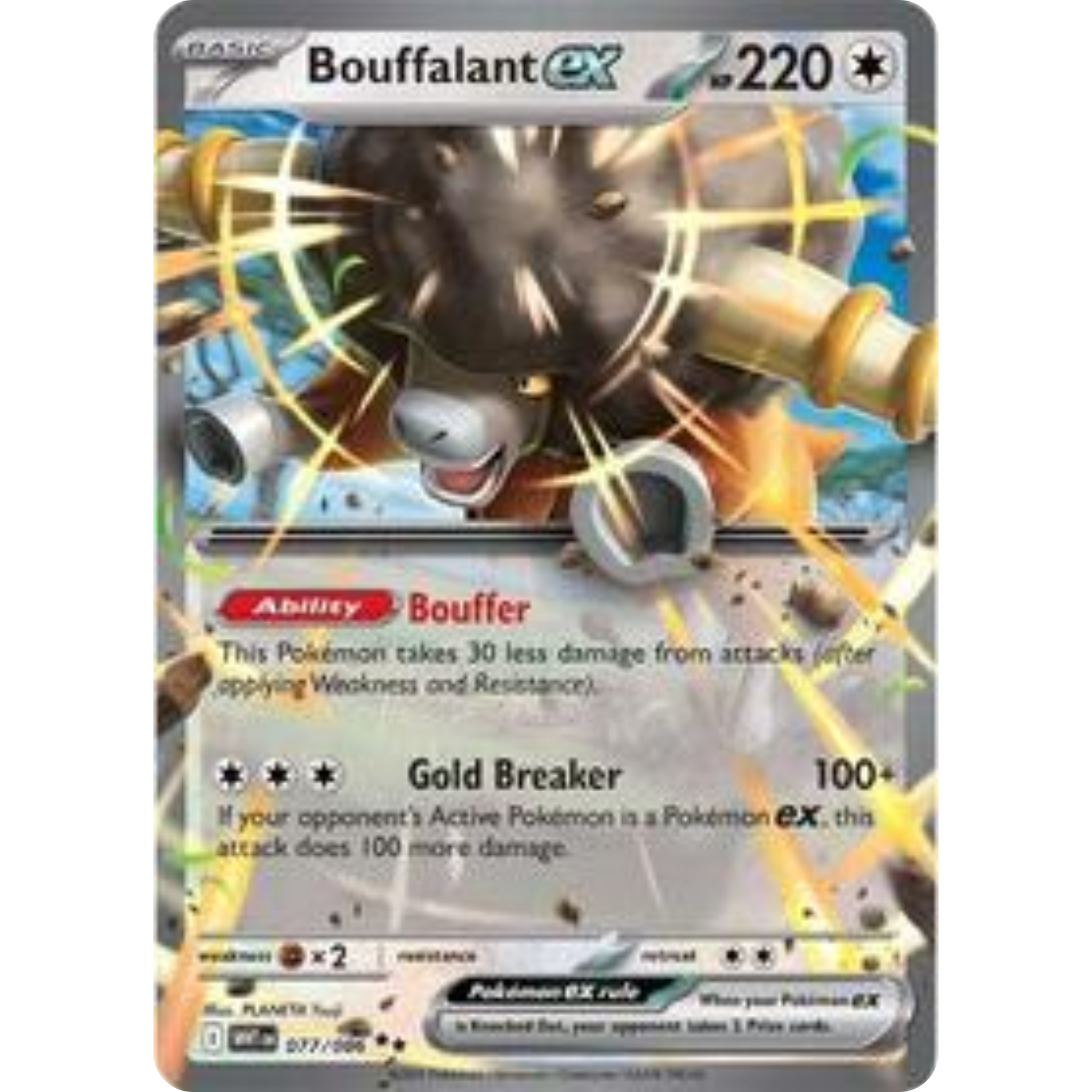 Bouffalant ex (077/086) [SV: White Flare]