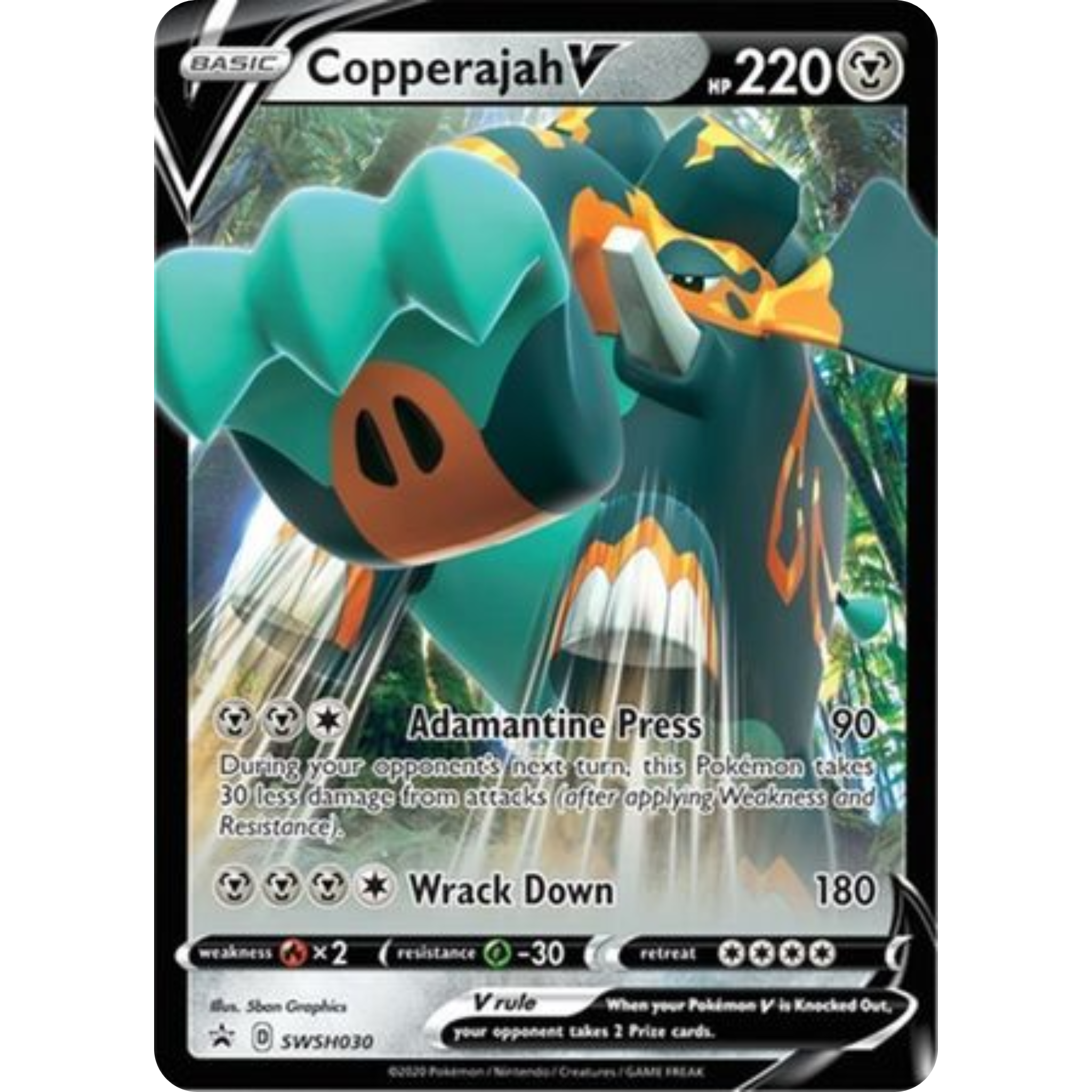 Copperajah V (SWSH030) [Sword & Shield: Black Star Promos]