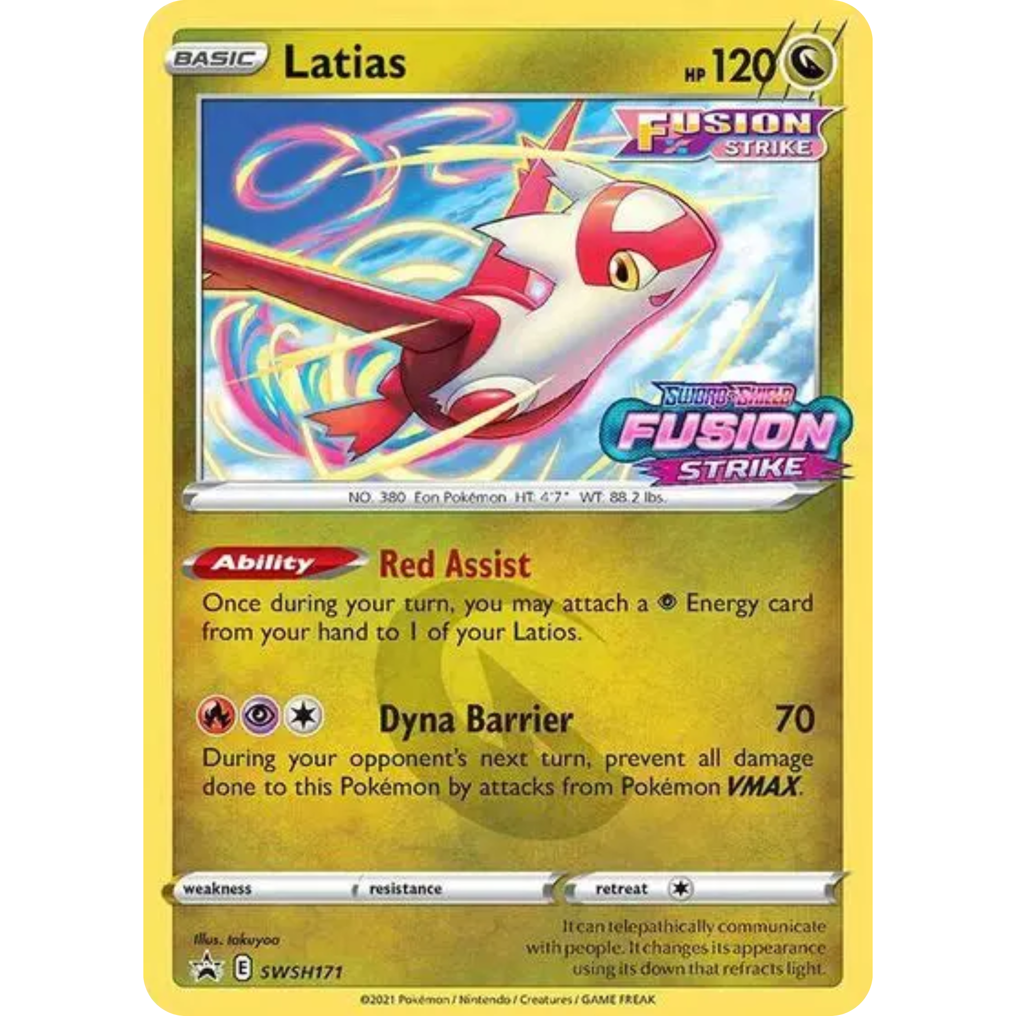Latias SWSH171 - Prerelease Promo (Sealed) [SV: Fusion Strike]