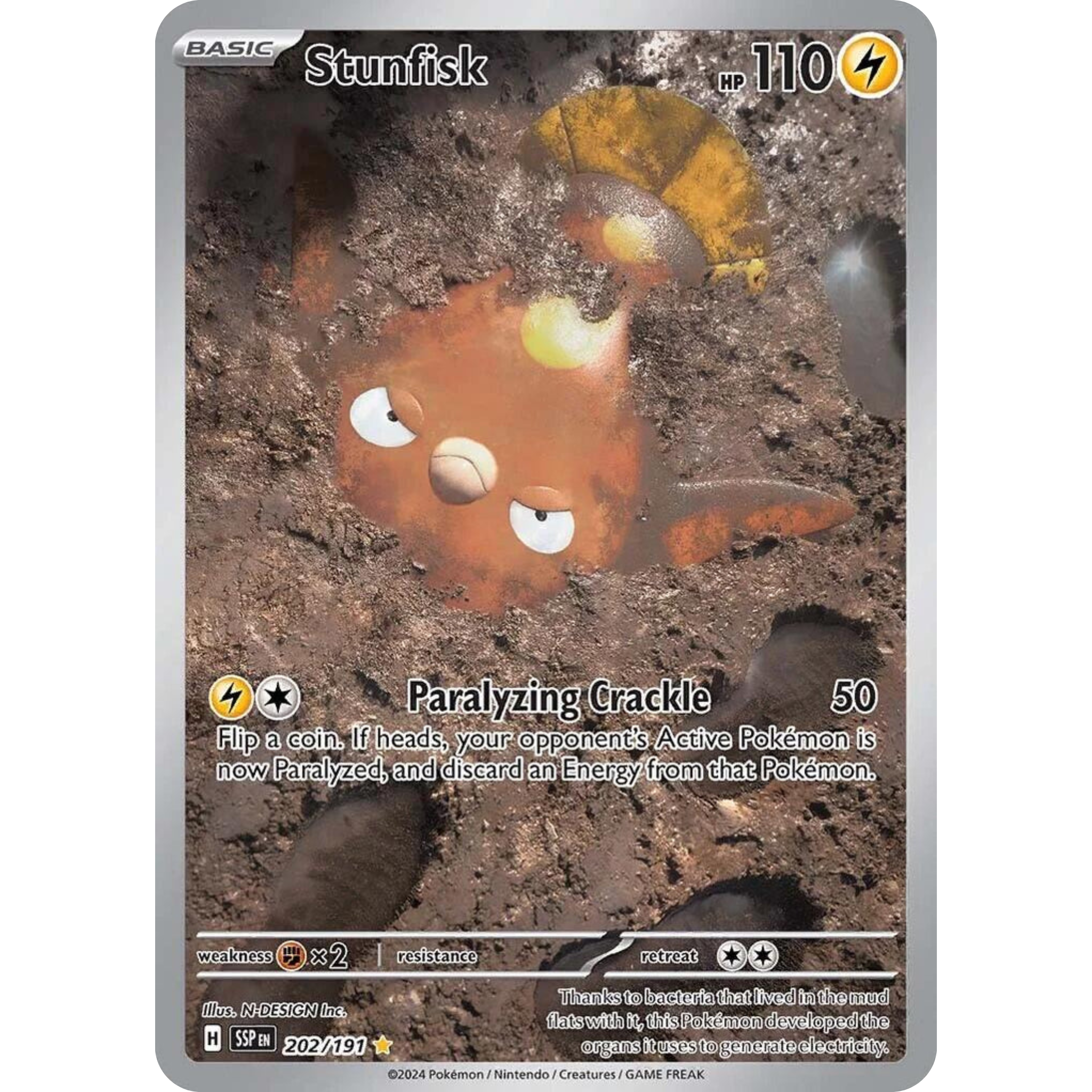 Stunfisk (202/191) [Scarlet & Violet: Surging Sparks]