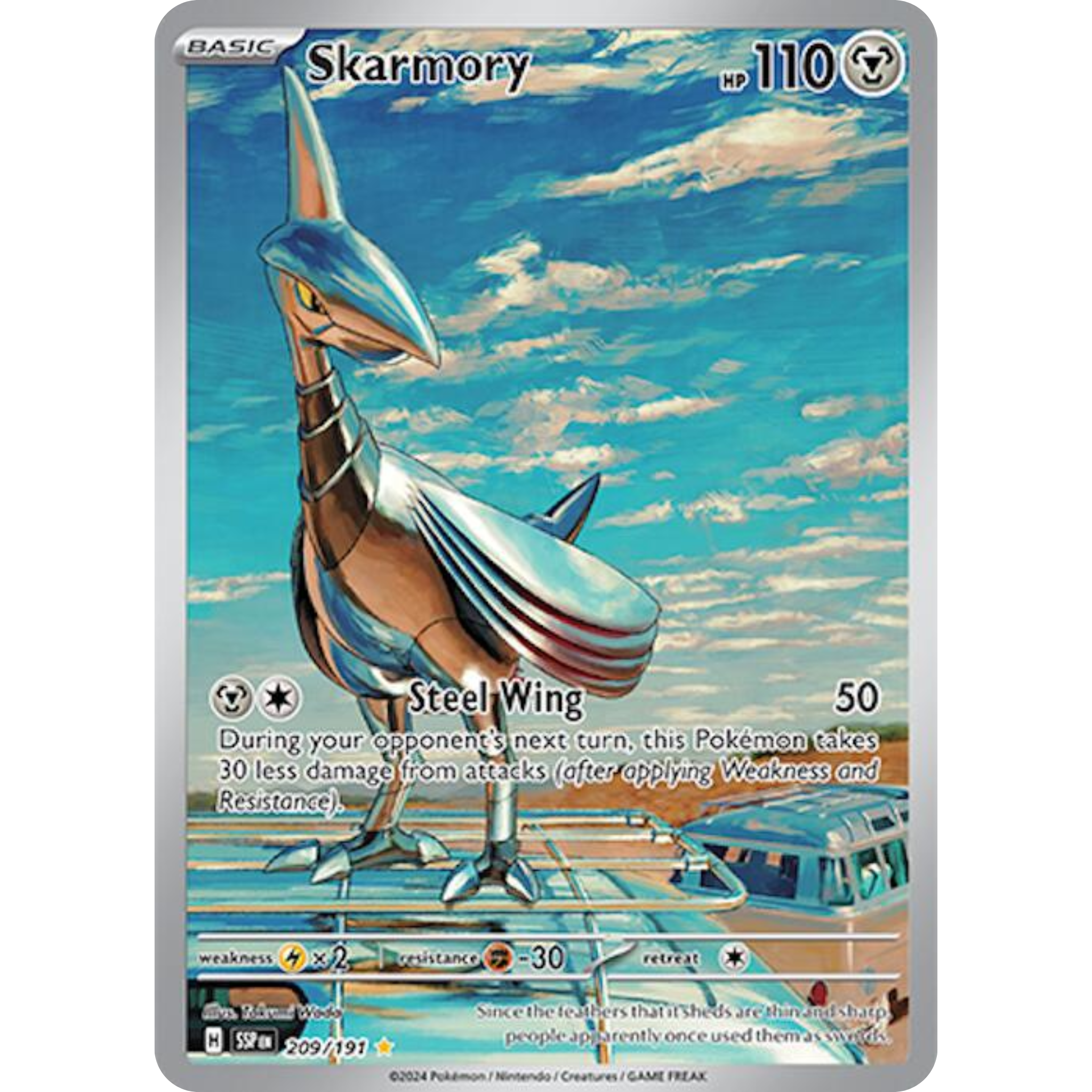 Skarmory (209/191) [Scarlet & Violet: Surging Sparks]