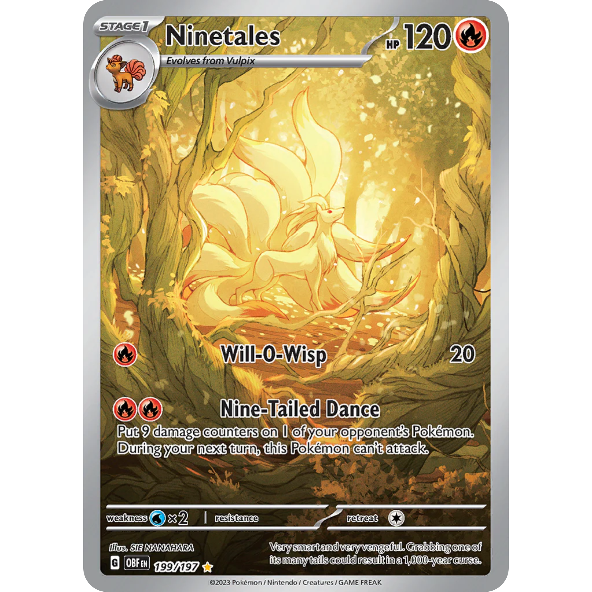 Ninetales (199/197) [Scarlet & Violet: Obsidian Flames]