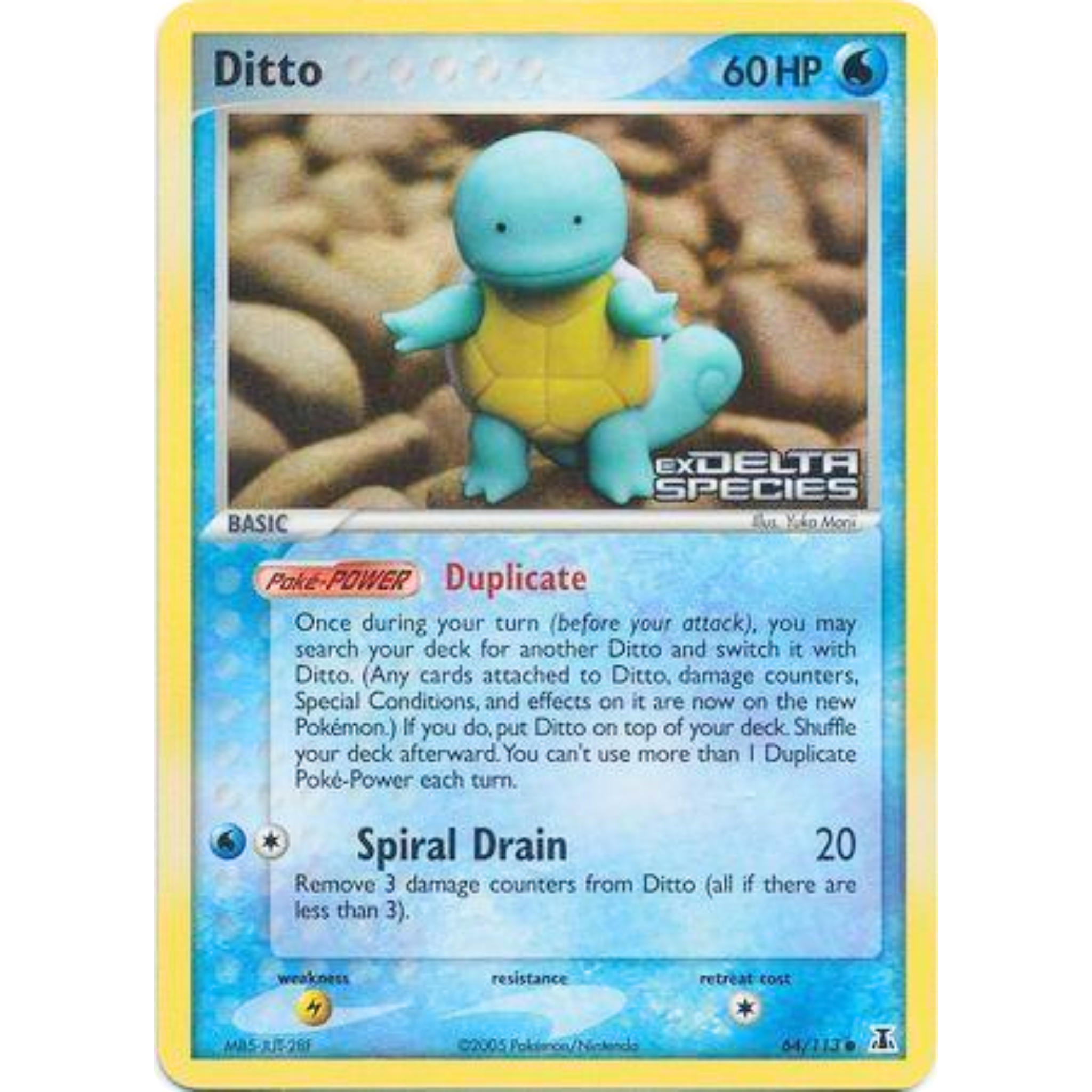 Ditto 64/113 (Stamped) [EX: Delta Species]