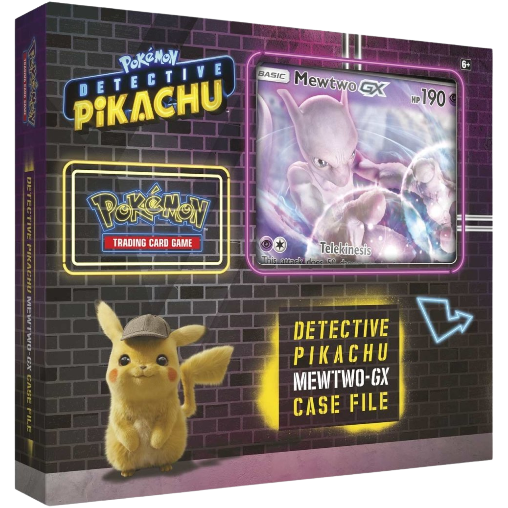 Mewtwo GX Case File ( Detective Pikachu ) Pokemon TCG