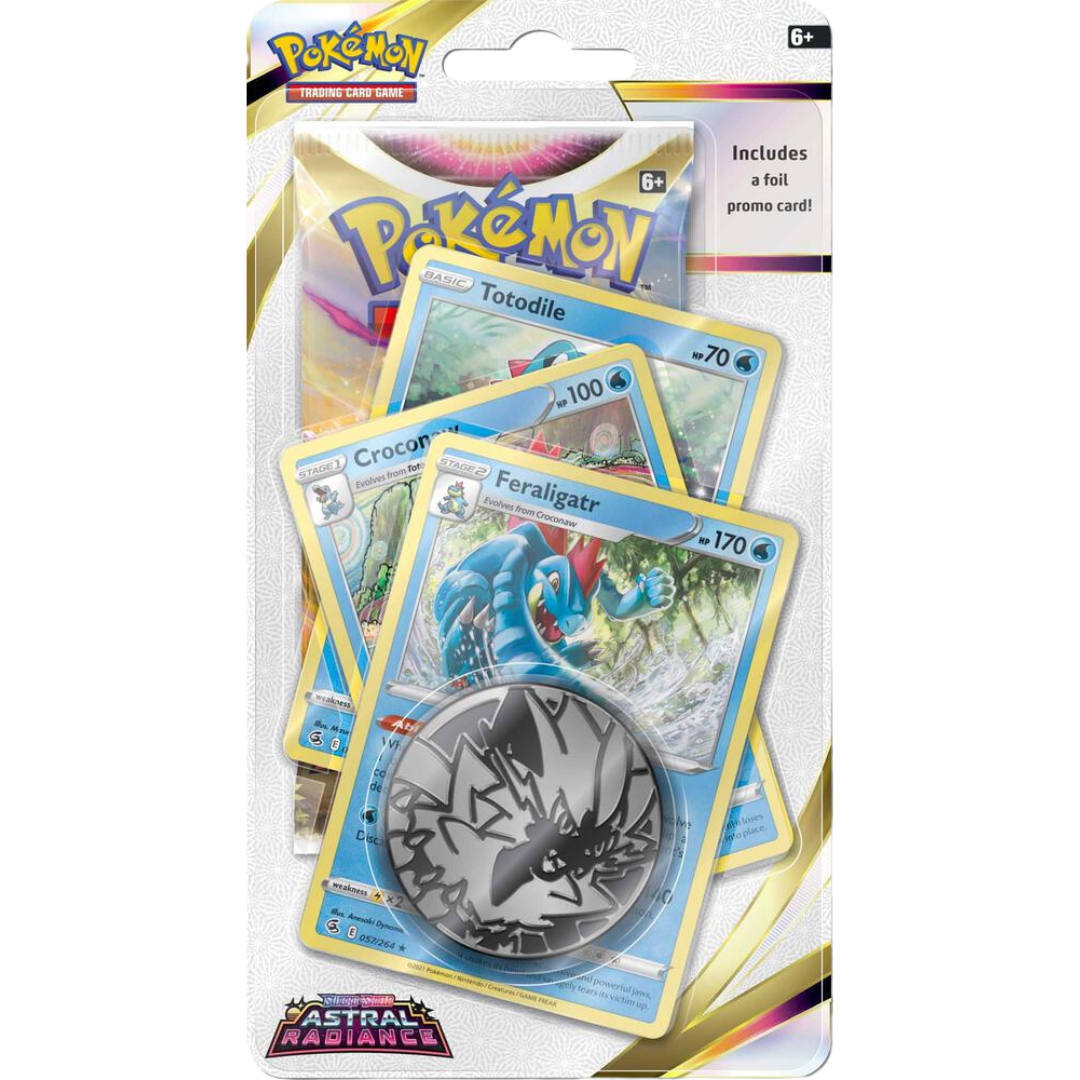 Astral Radiance Premium Checklane Blister - Feraligatr ( Sword & Shield ) Pokemon TCG
