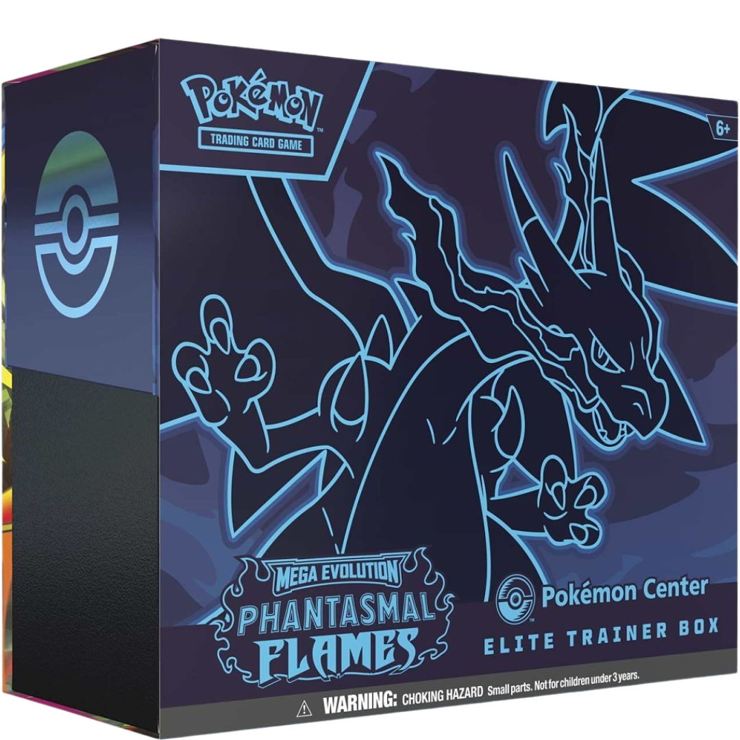 Phantasmal Flames Pokémon Center Elite Trainer Box ( Mega Evolution ) Pokemon TCG