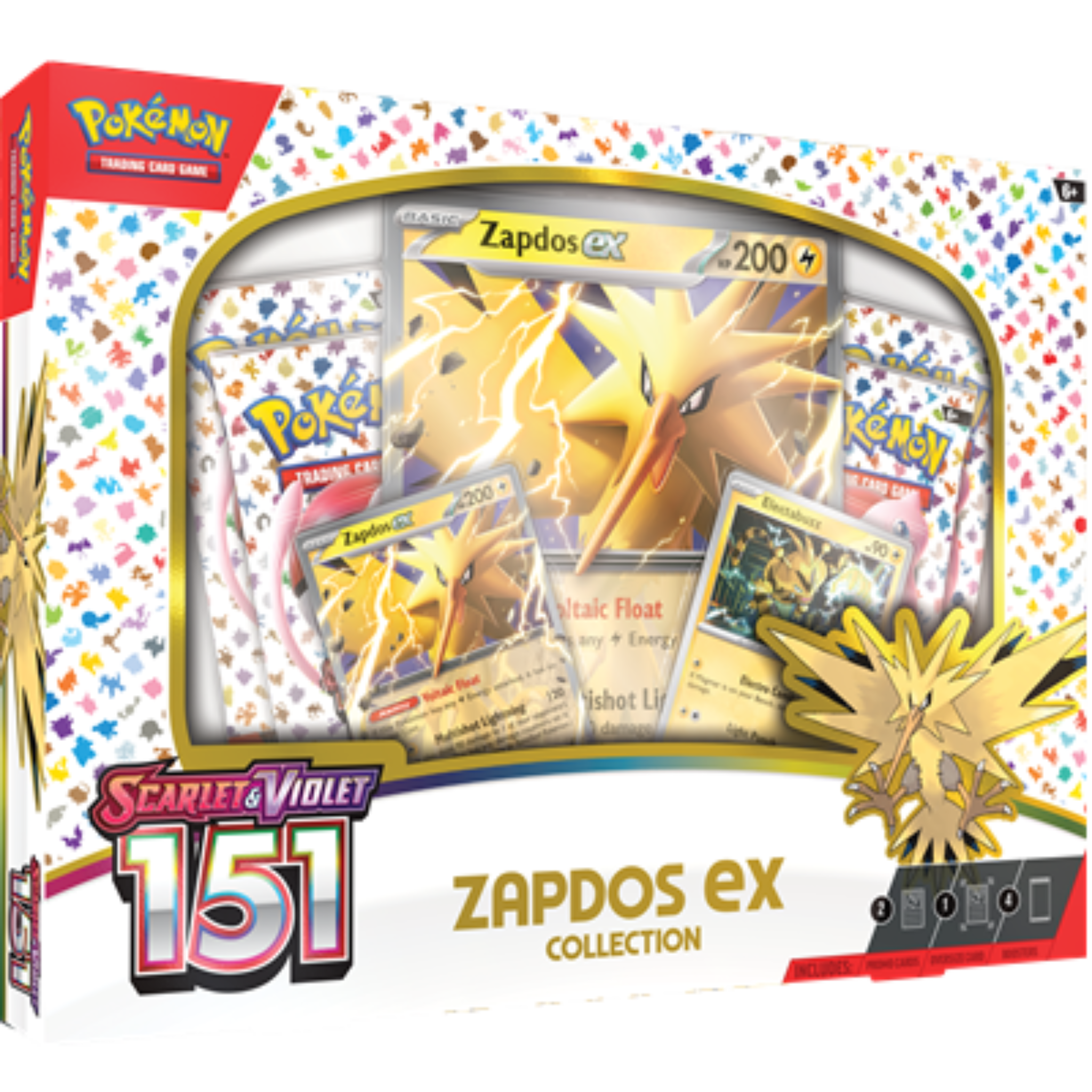 Zapdos ex Collection ( Scarlet & Violet ) Pokemon TCG