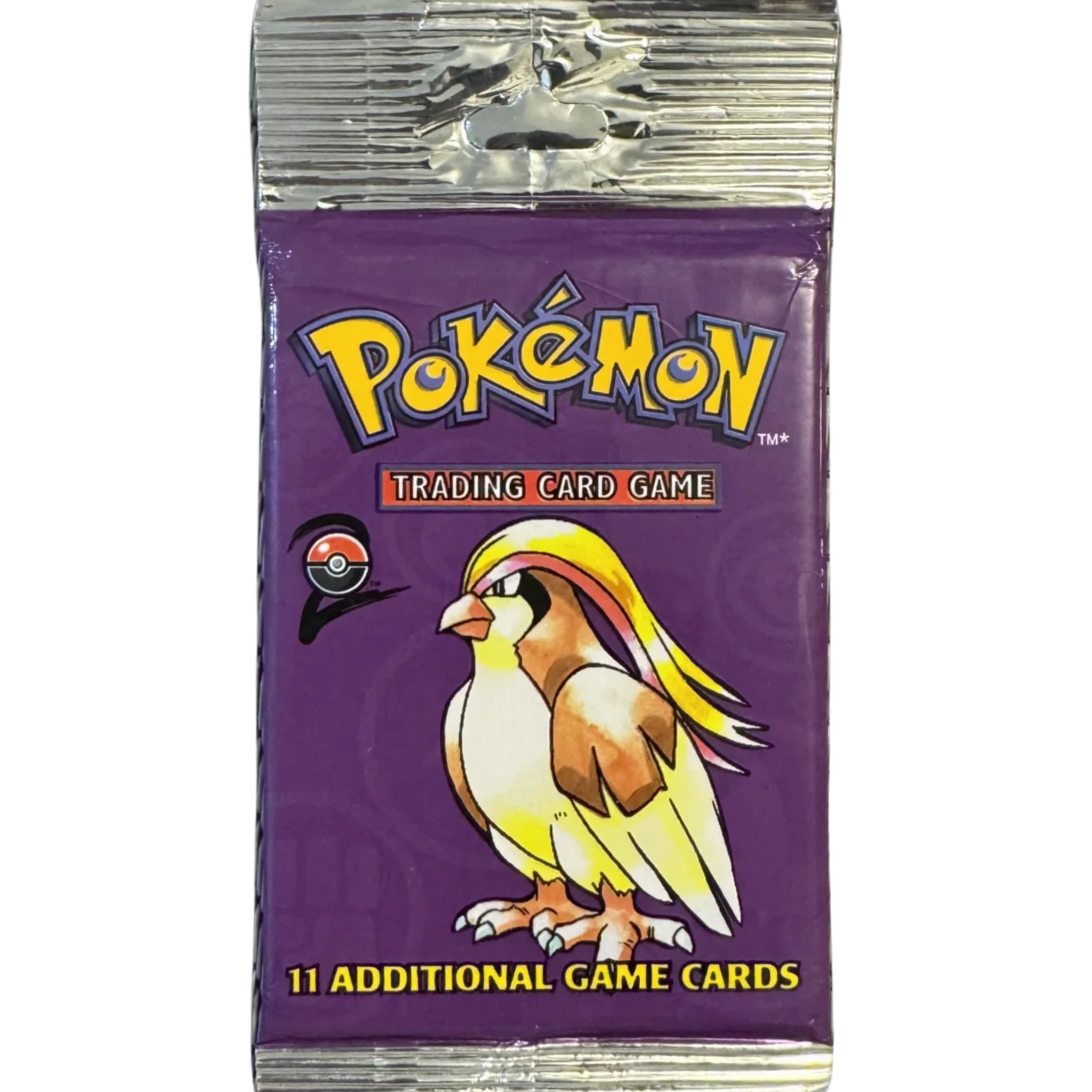 Base Set 2 Booster Pack Long Crimp - Pidgeot ( Wizard of the Coast ) Pokemon TCG