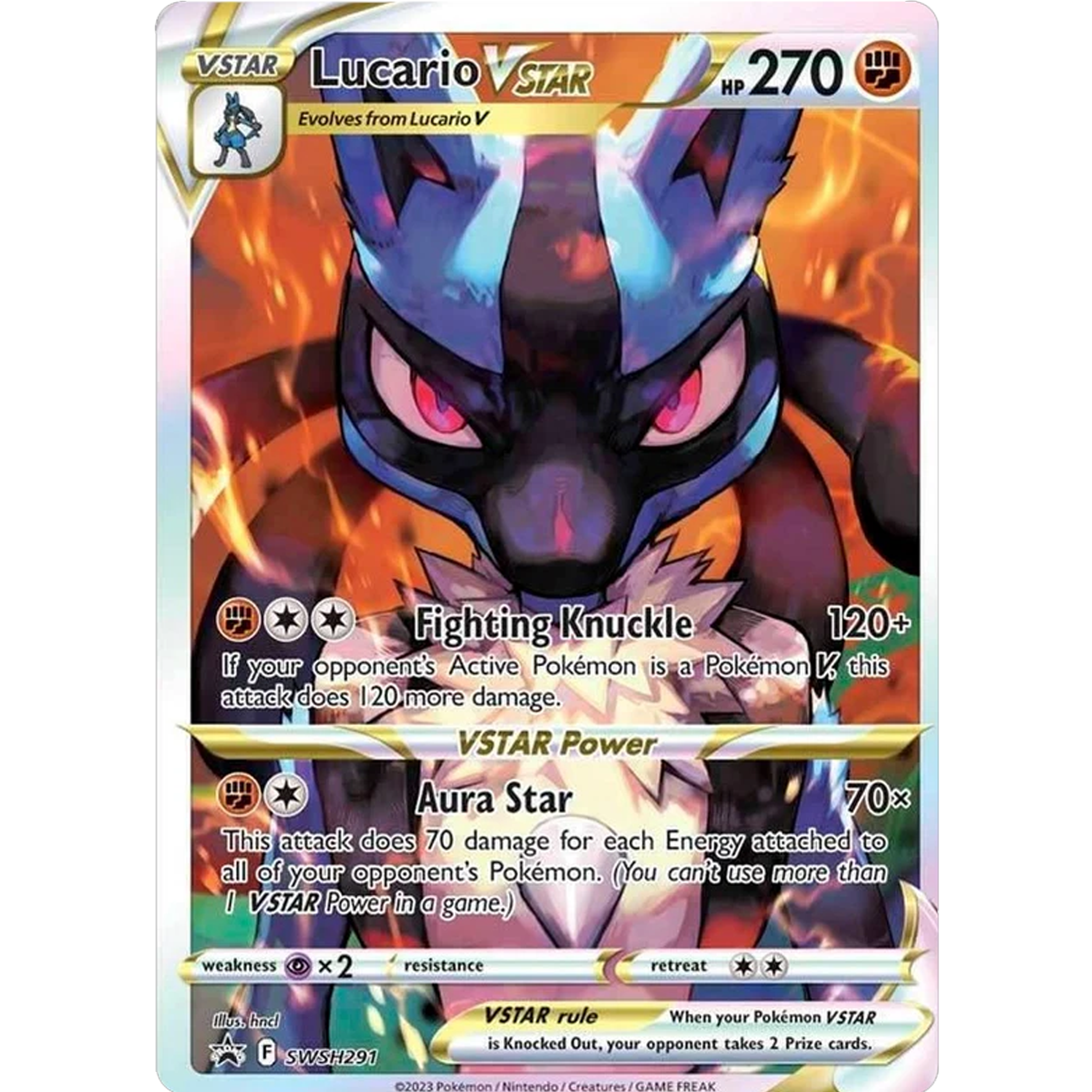 Lucario VSTAR SWSH291 (Sealed) [Sword & Shield: Black Star Promos]