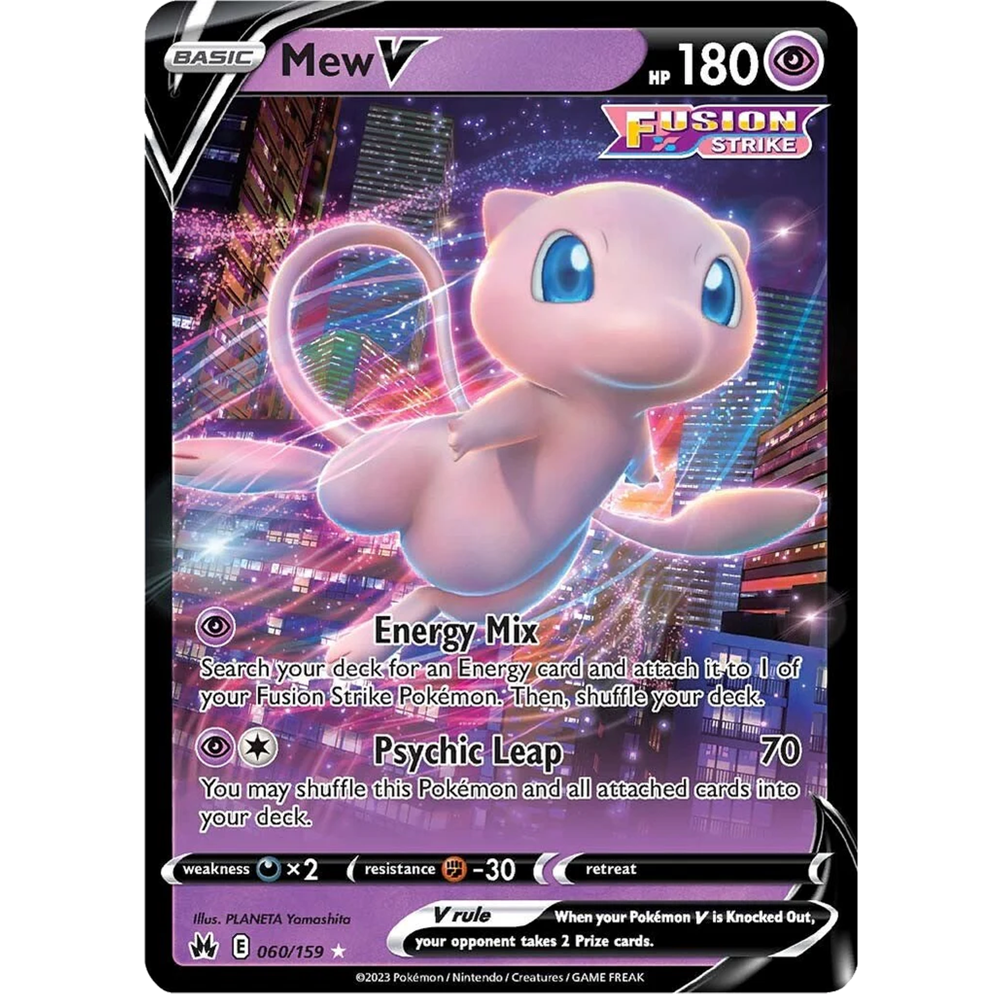 Mew V (060/159) [Sword & Shield: Crown Zenith]