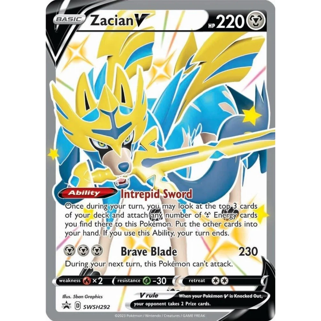 Zacian V (SWSH292) [Sword & Shield: Black Star Promos]