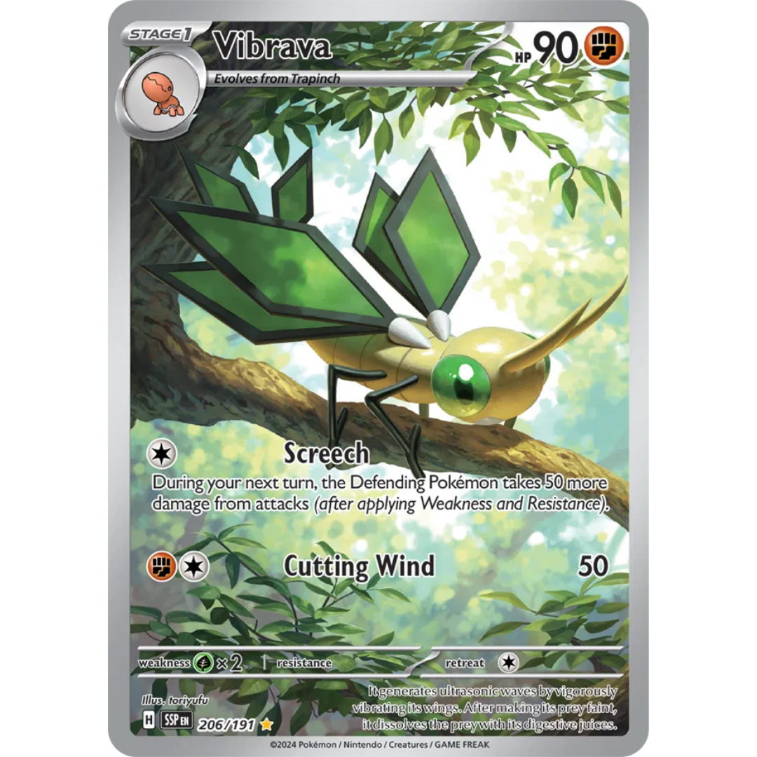 Vibrava (206/191) [Scarlet & Violet: Surging Sparks]