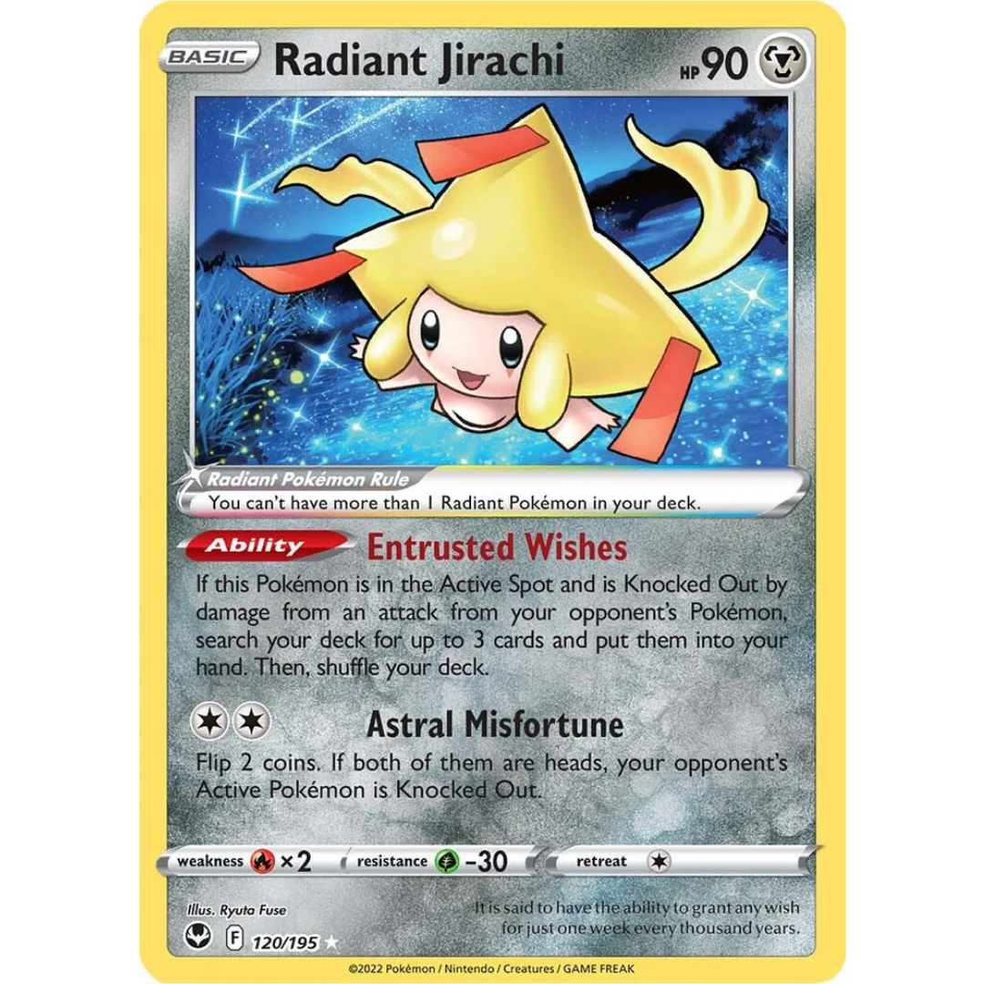 Radiant Jirachi (120/195) [Sword & Shield: Silver Tempest]