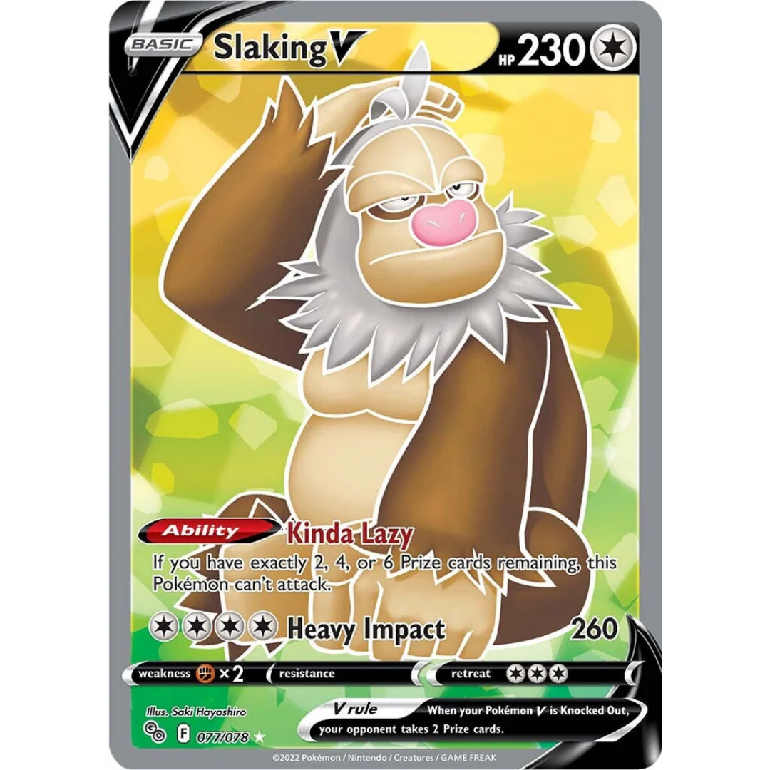 Slaking V (077/078) [Pokémon GO]
