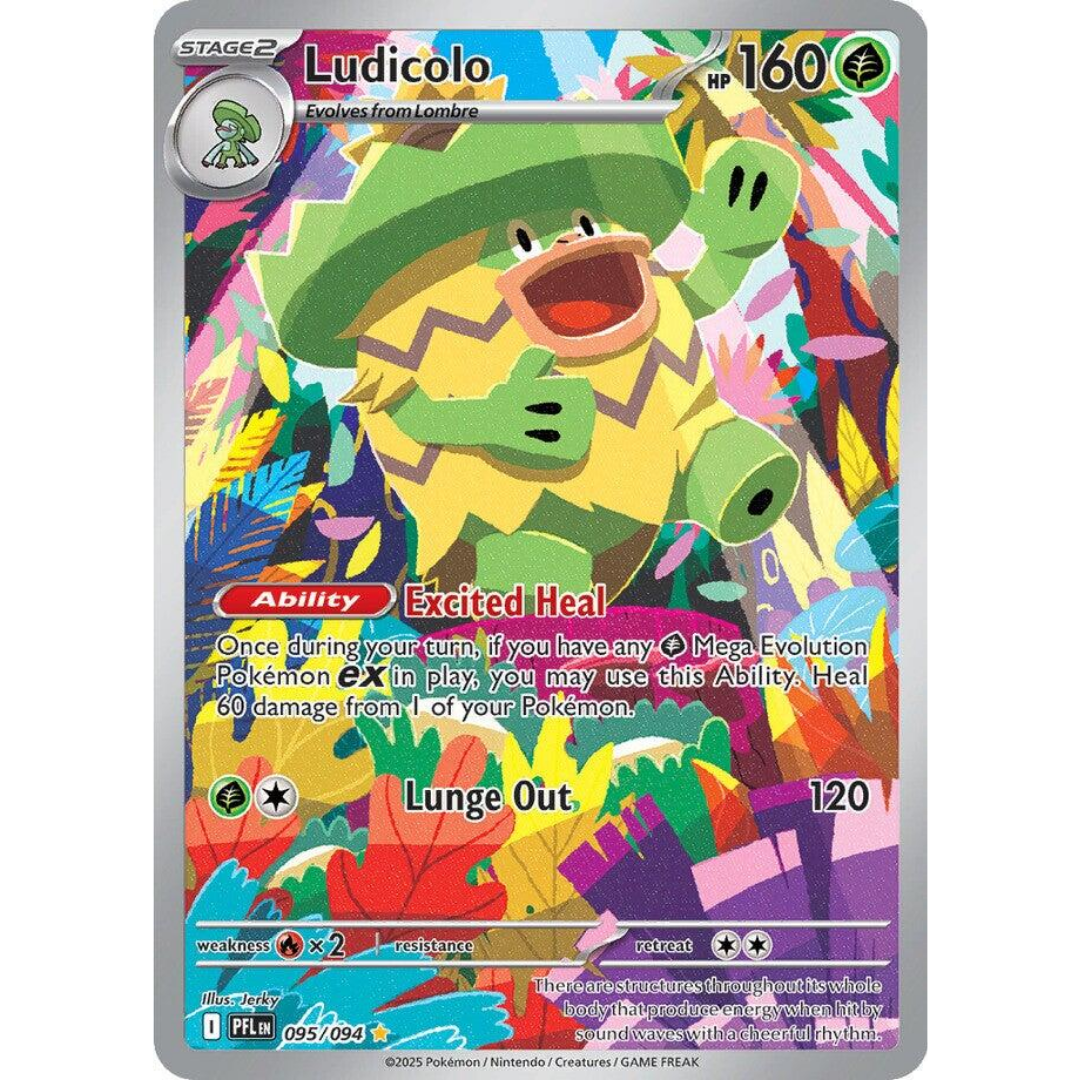 Ludicolo (095/094) [Mega Evolution: Phantasmal Flames]