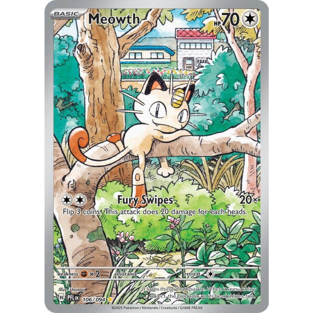 Meowth (106/094) [Mega Evolution: Phantasmal Flames]