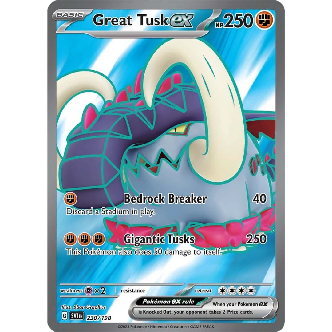 Great Tusk ex (230/198) [Scarlet & Violet: Base Set]