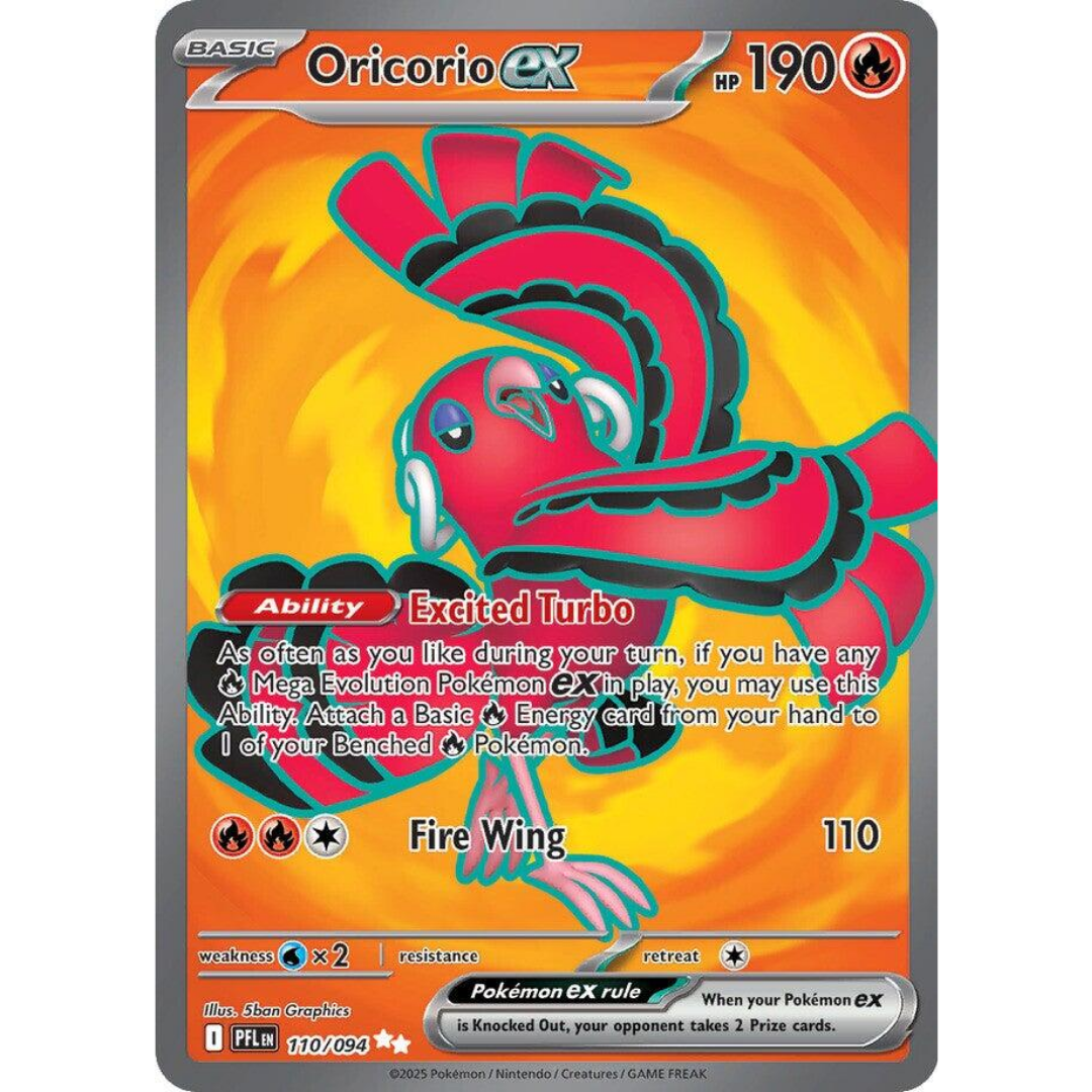 Oricorio ex (110/094) [Mega Evolution: Phantasmal Flames]