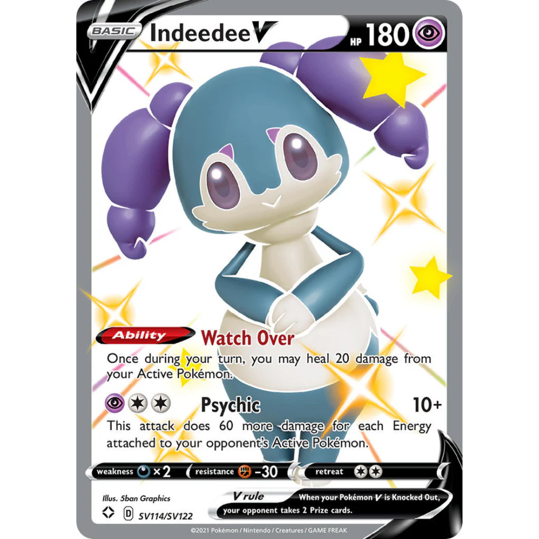Indeedee V (SV114/SV122) [Sword & Shield: Shining Fates]