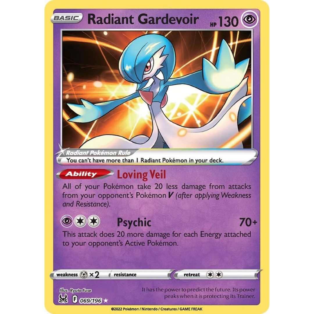 Radiant Gardevoir (069/196) [Sword & Shield: Lost Origin]