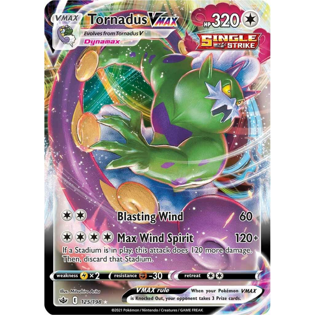 Tornadus VMAX (125/198) [Sword & Shield: Chilling Reign]