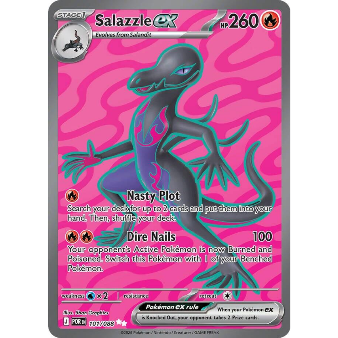 Salazzle ex (101/088) [Mega Evolution: Perfect Order]