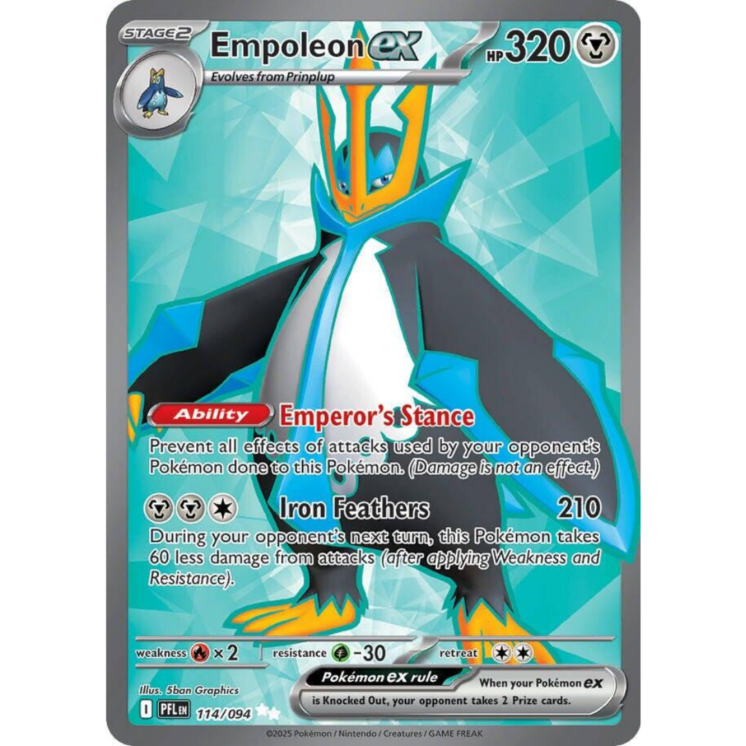 Empoleon ex (114/094) [Mega Evolution: Phantasmal Flames]