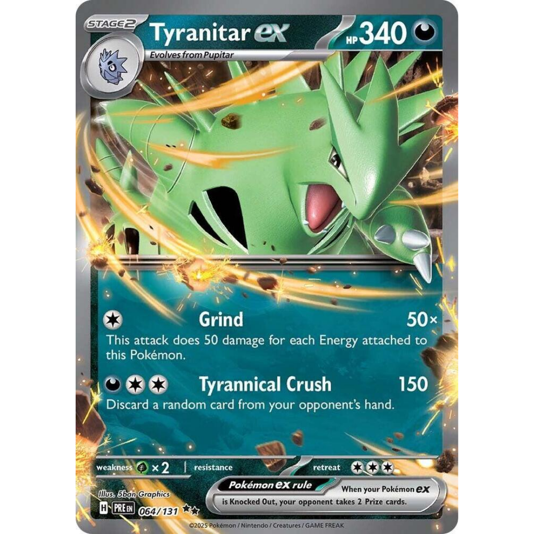Tyranitar ex (064/131) [Scarlet & Violet: Prismatic Evolutions]