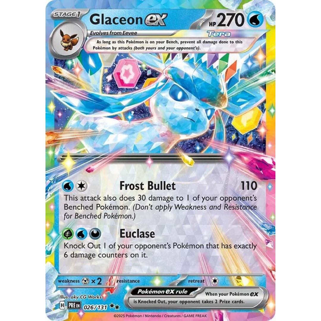 Glaceon ex (026/131) [Scarlet & Violet: Prismatic Evolutions]