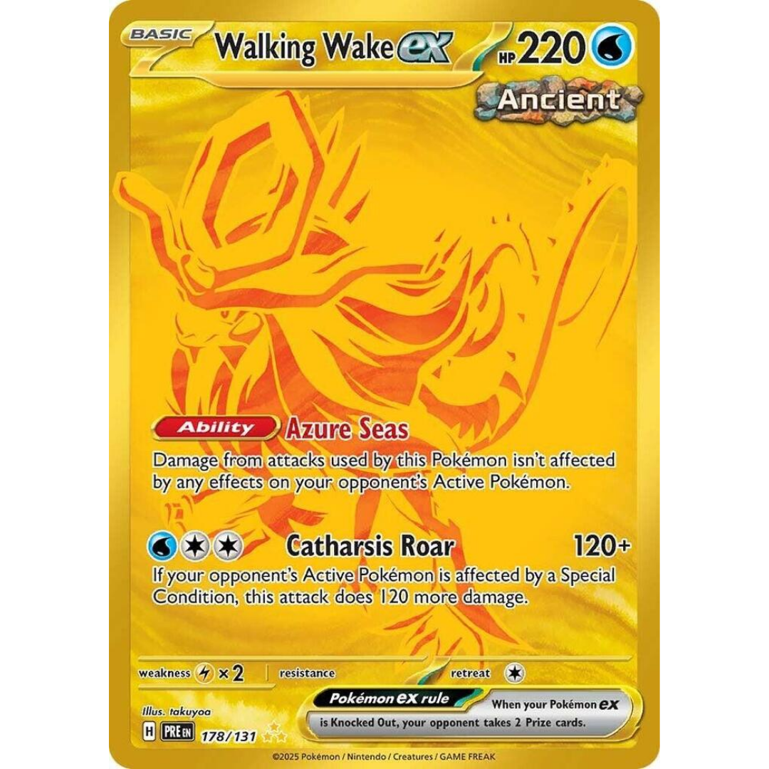Walking Wake ex (178/131) [Scarlet & Violet: Prismatic Evolutions]