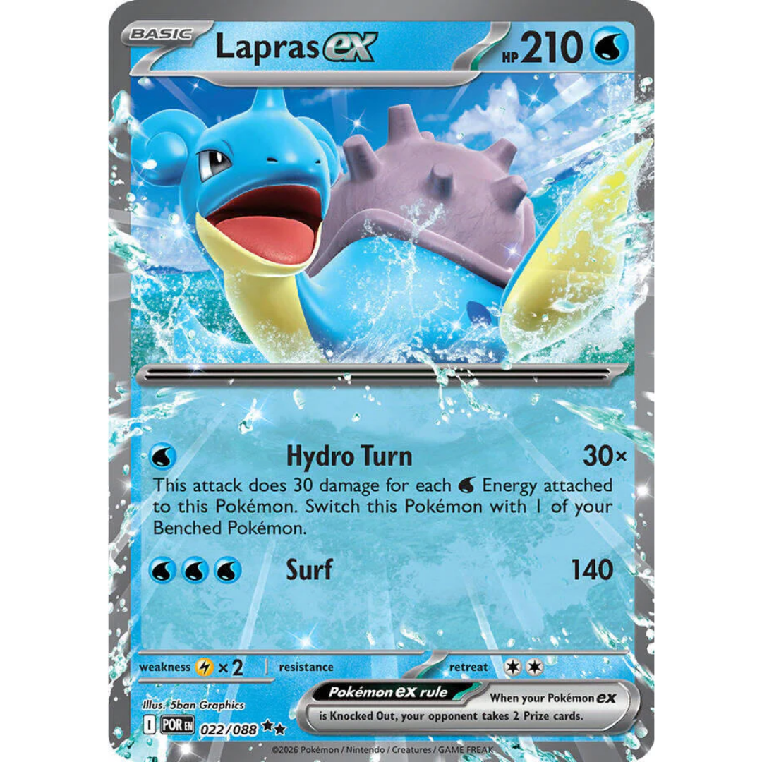Lapras ex (022/088) [Mega Evolution: Perfect Order]
