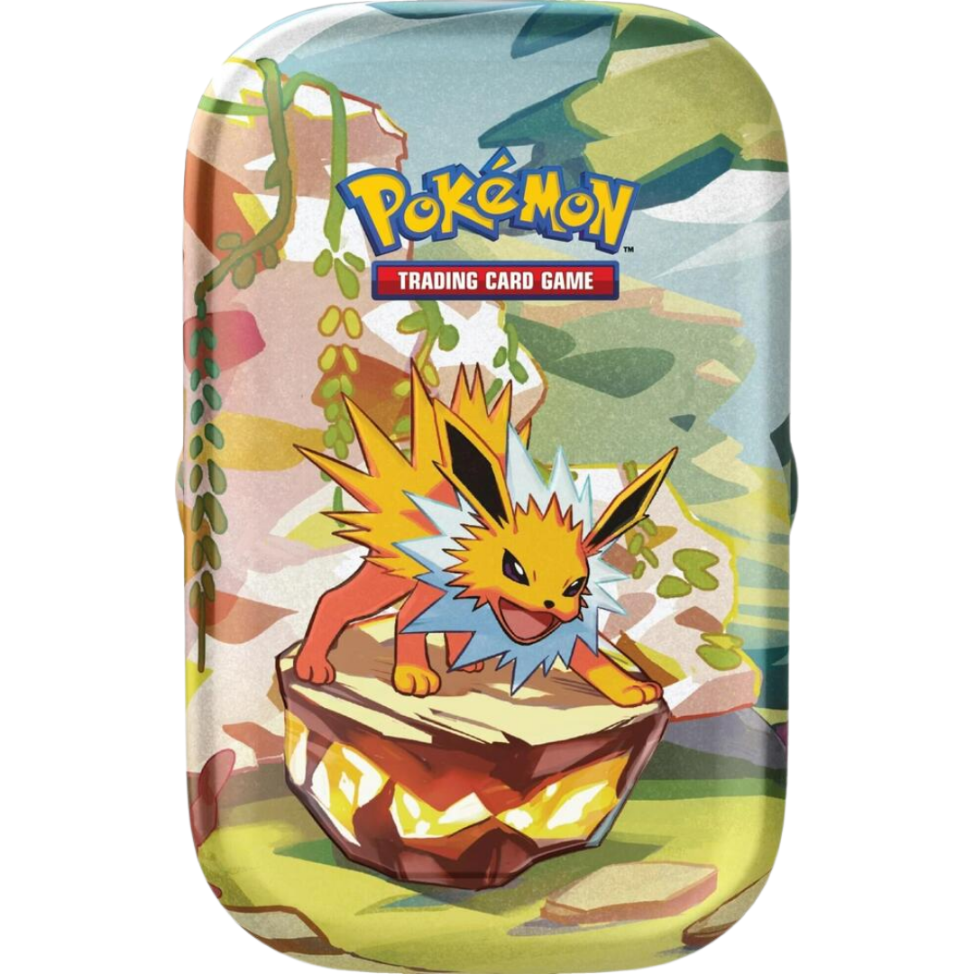 Prismatic Evolutions Mini Tin - Jolteon ( Scarlet & Violet ) Pokemon TCG