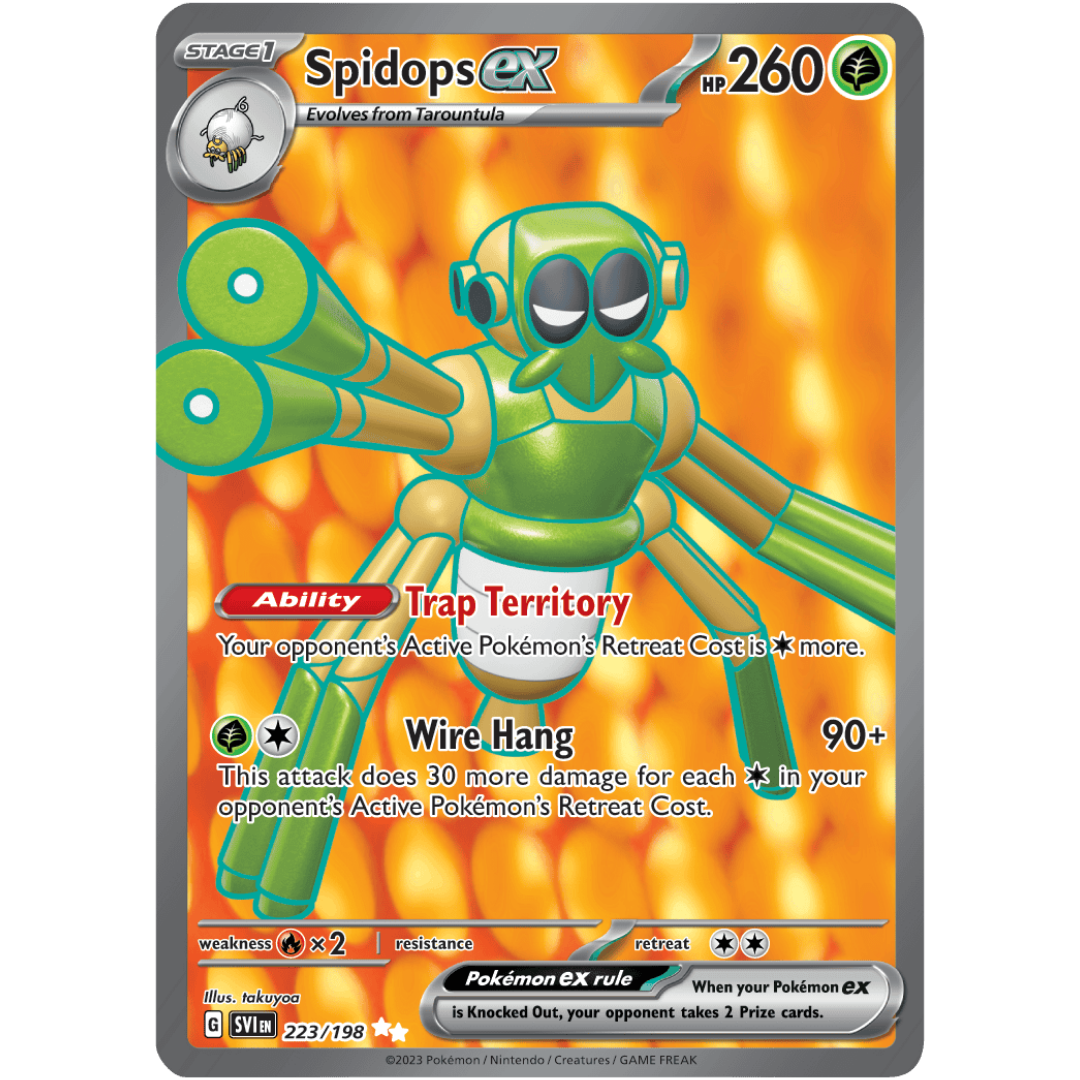 Spidops ex (223/198) [Scarlet & Violet: Base Set]
