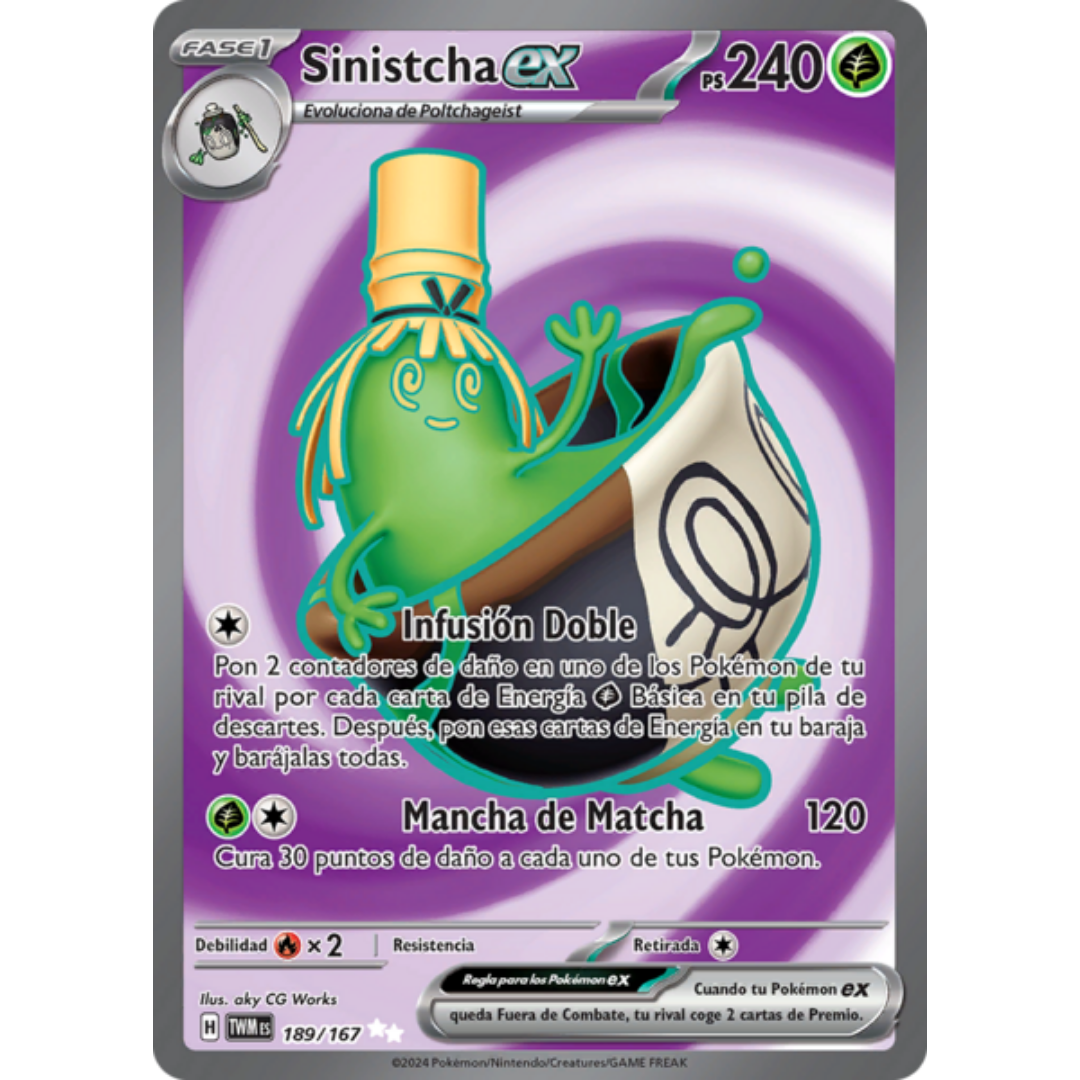 Sinistcha ex (189/167) [Scarlet & Violet: Twilight Masquerade]