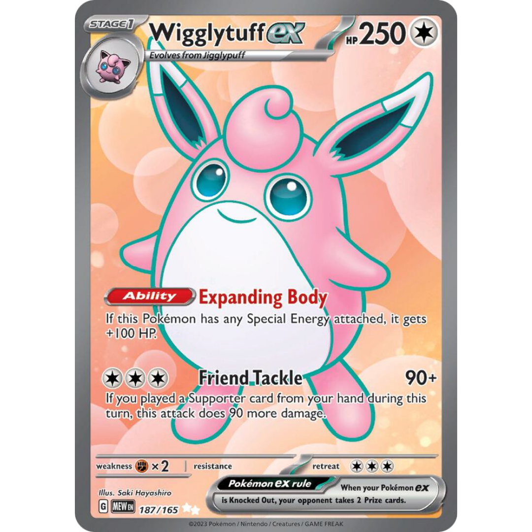 Wigglytuff ex (187/165) [Scarlet & Violet 151]
