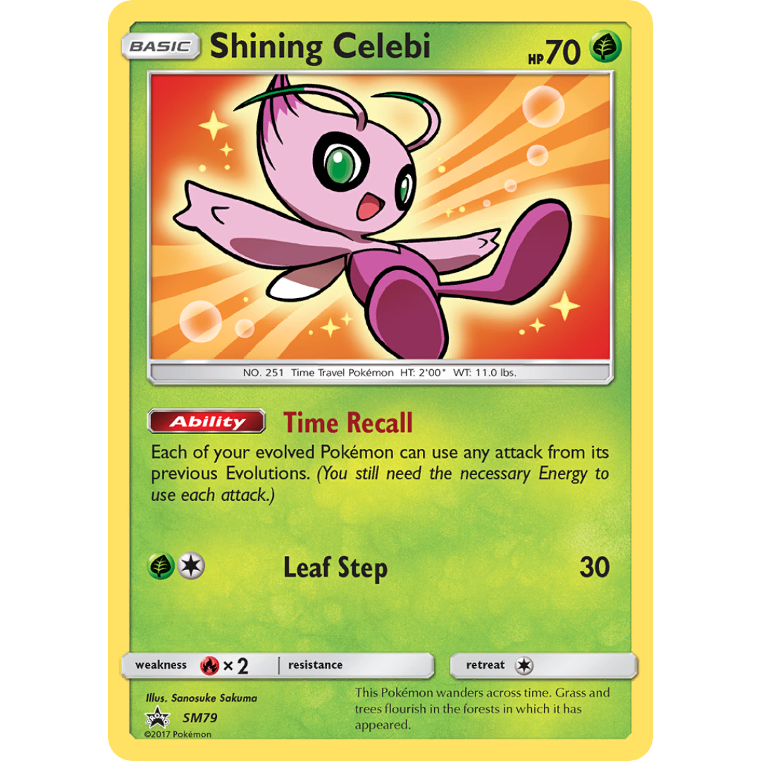 Shining Celebi (SM79) [Sun & Moon: Black Star Promos]