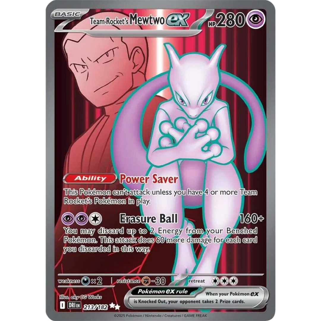 Team Rocket's Mewtwo ex (213/182) [Scarlet & Violet: Destined Rivals]