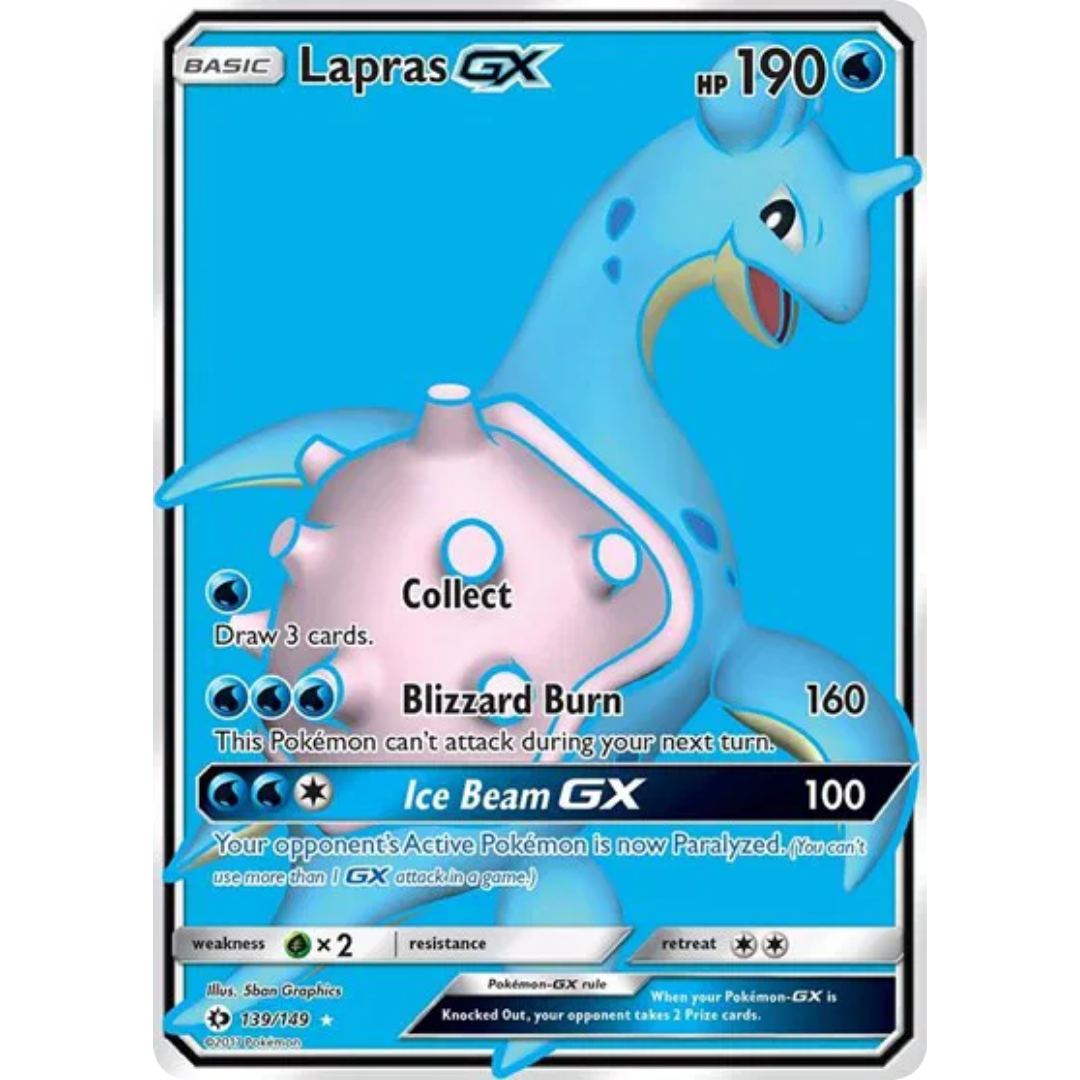 Lapras GX (139/149) [Sun & Moon: Base Set]