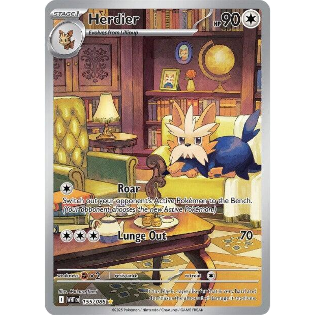 Herdier (155/086) [Scarlet & Violet: White Flare]