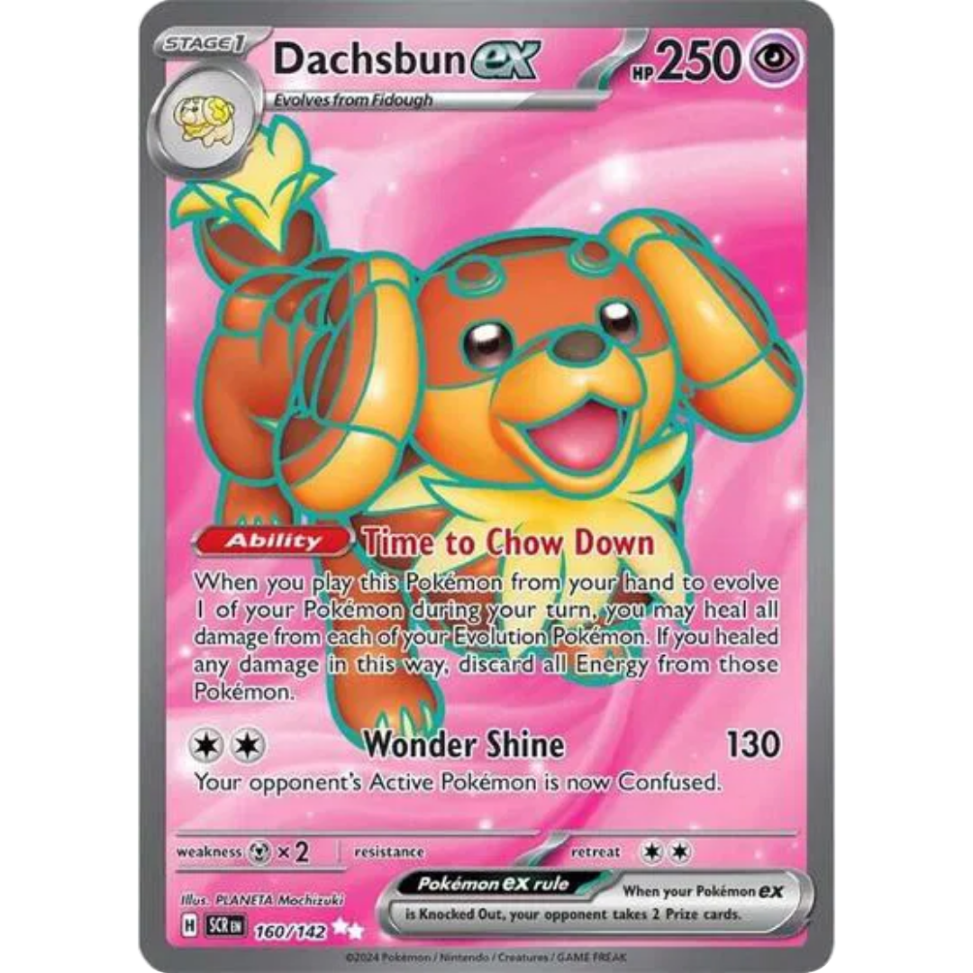 Dachsbun ex (160/142) [Scarlet & Violet: Stellar Crown]
